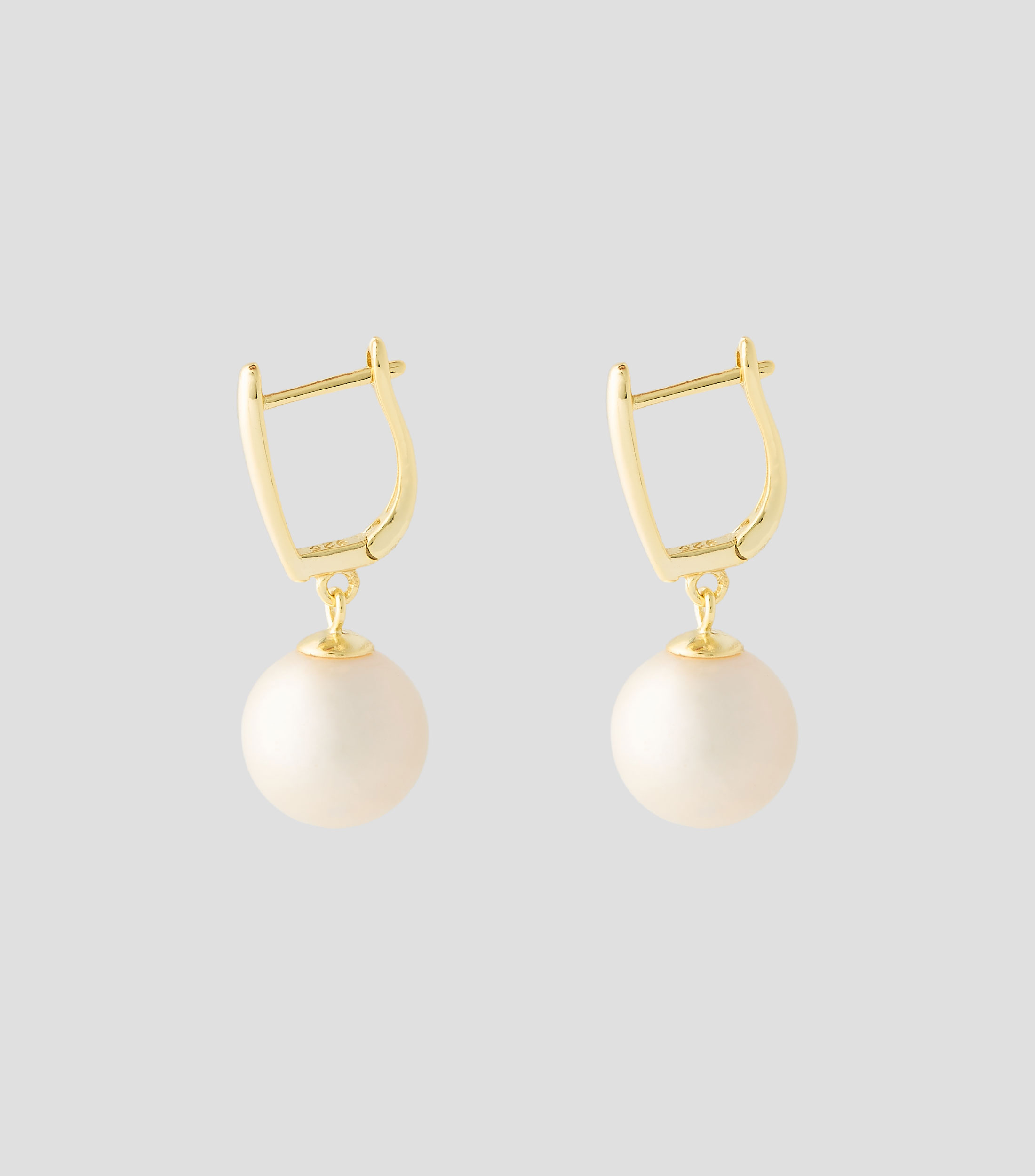 Aretes con perla Mujer