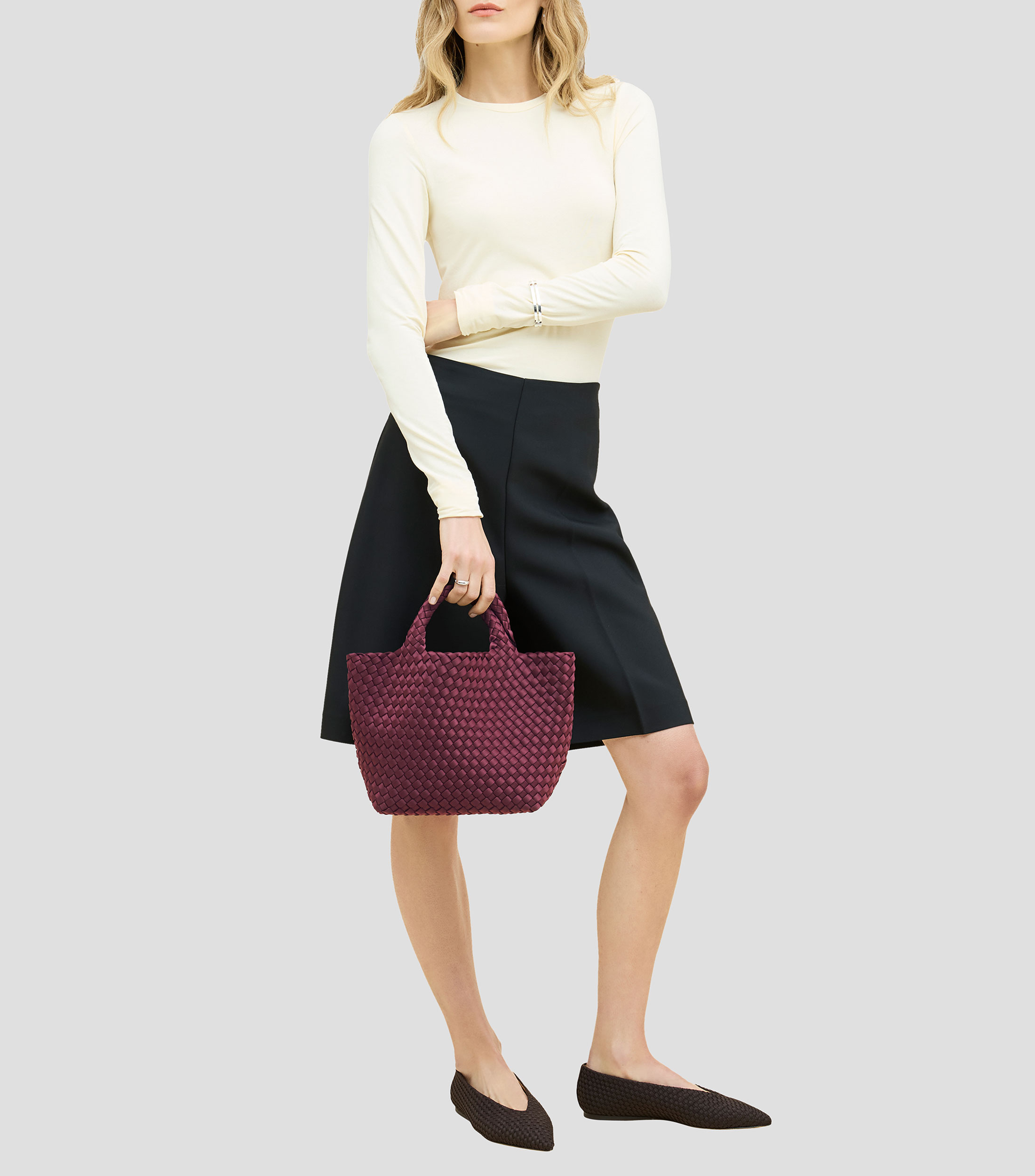 Bolsa Tote texturizada Mujer