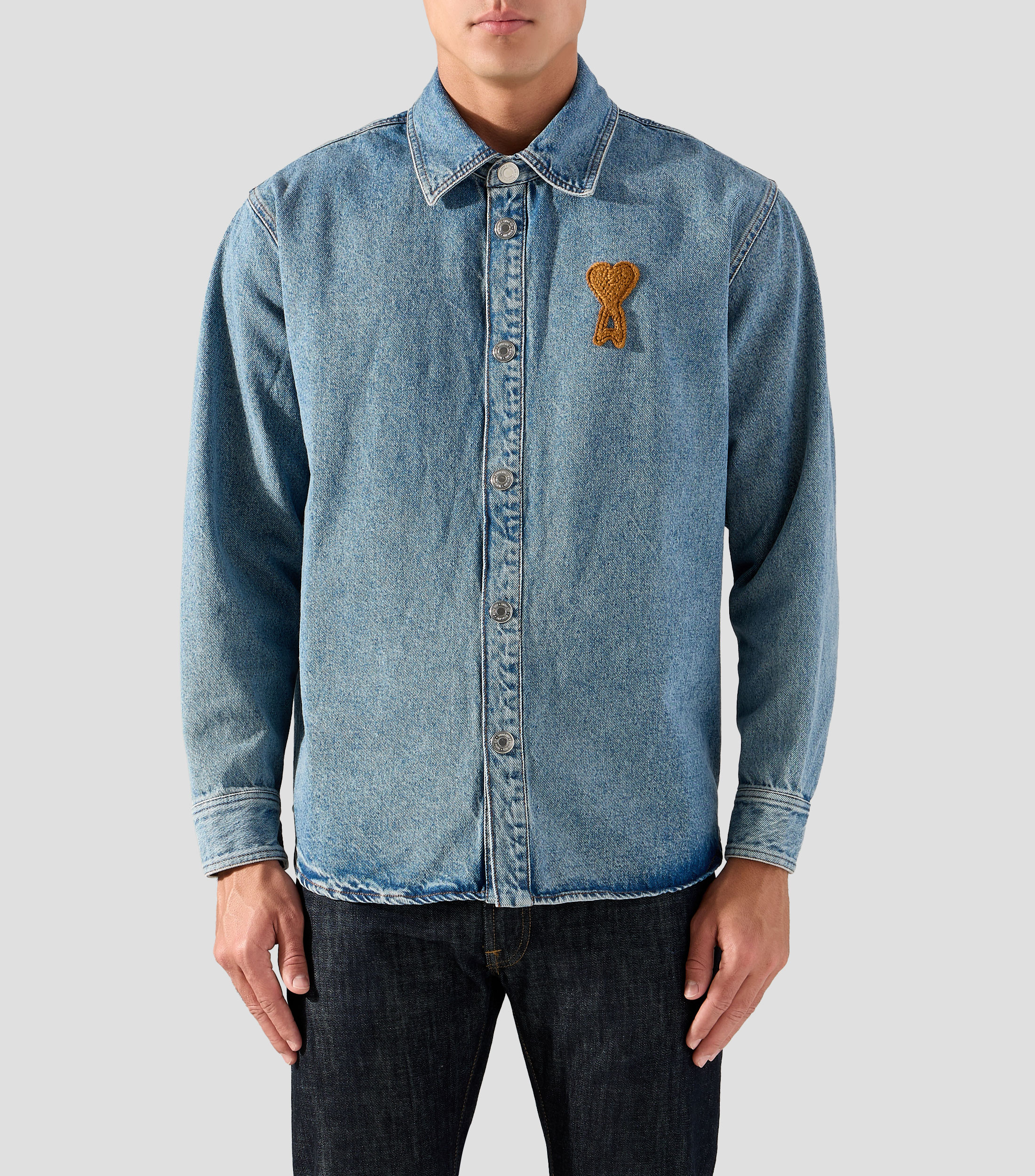 Sobrecamisa de mezclilla Hombre