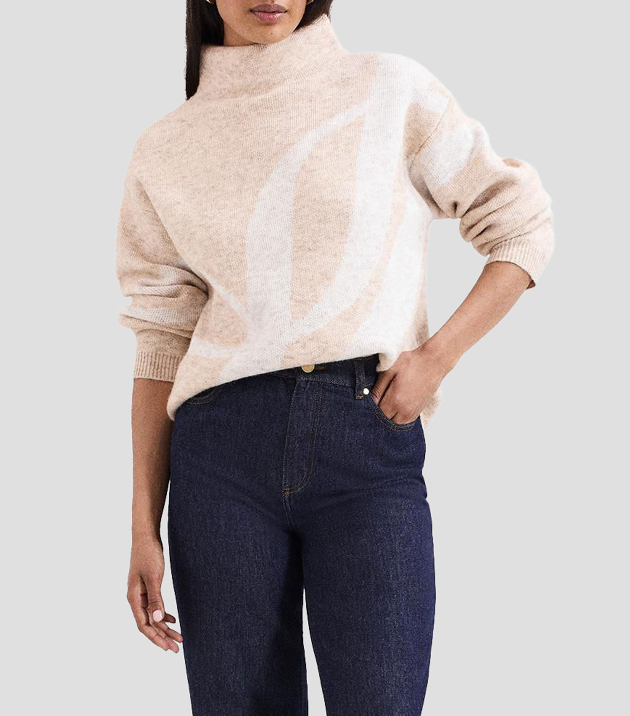 Suéter cuello tortuga Mujer
