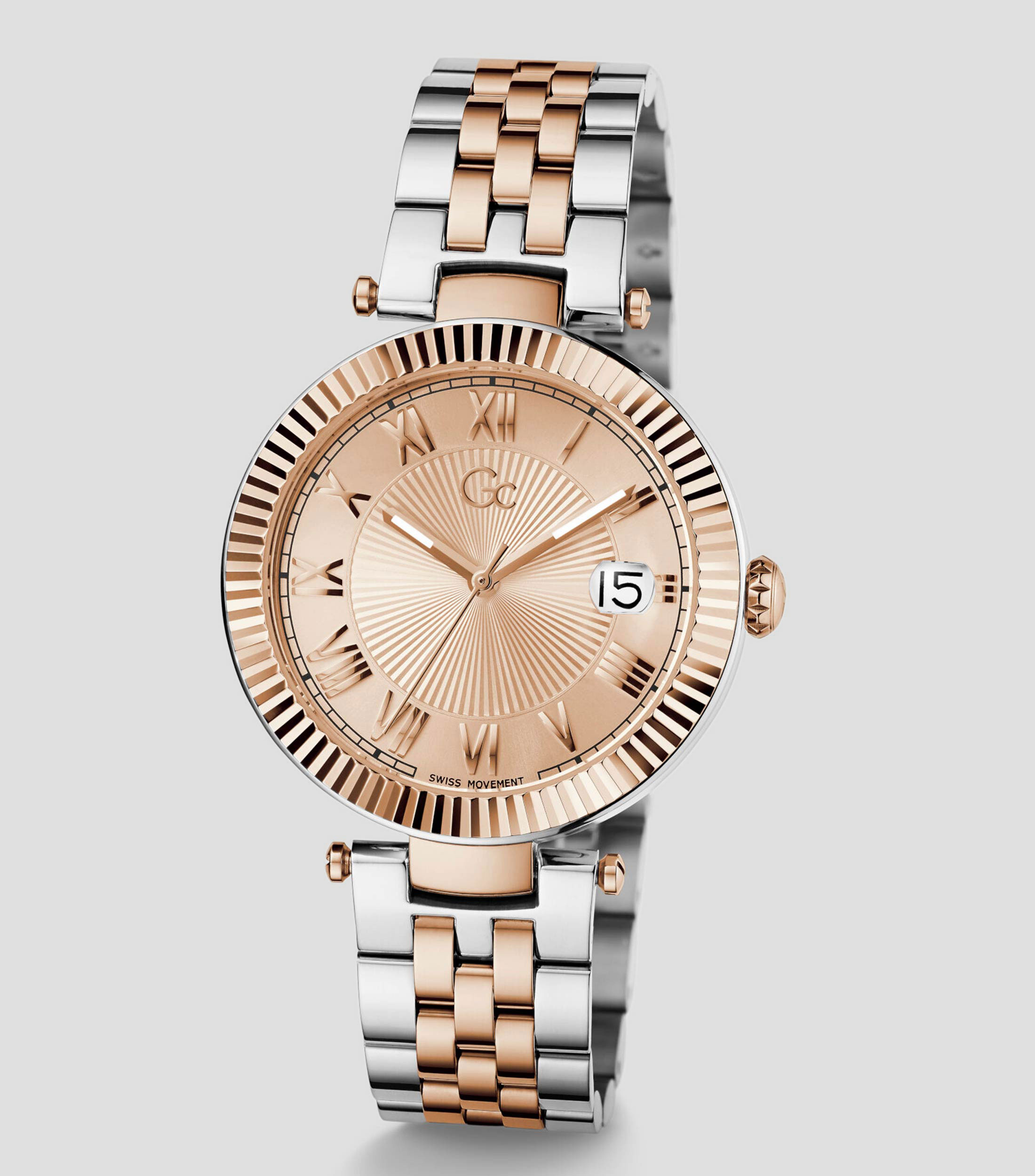 Reloj para Mujer Flair Casual, Oro rosa, Plateado