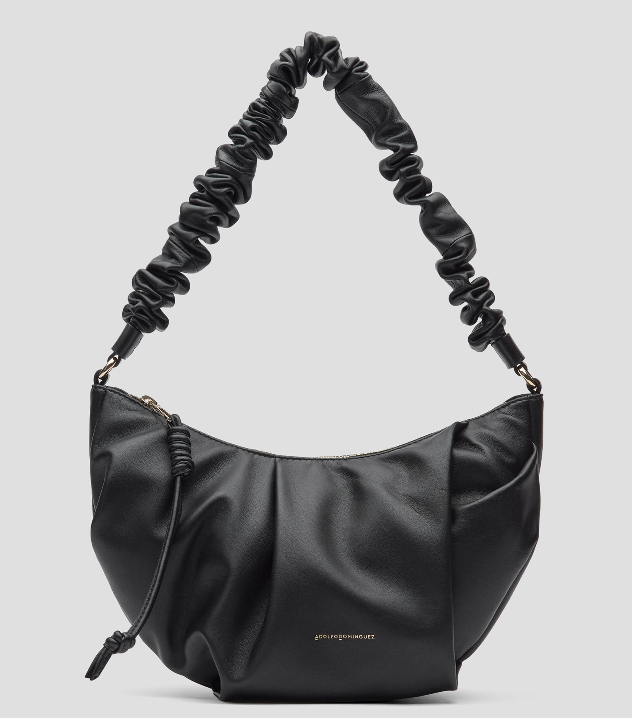 Bolsa shoulder en piel liso Mujer