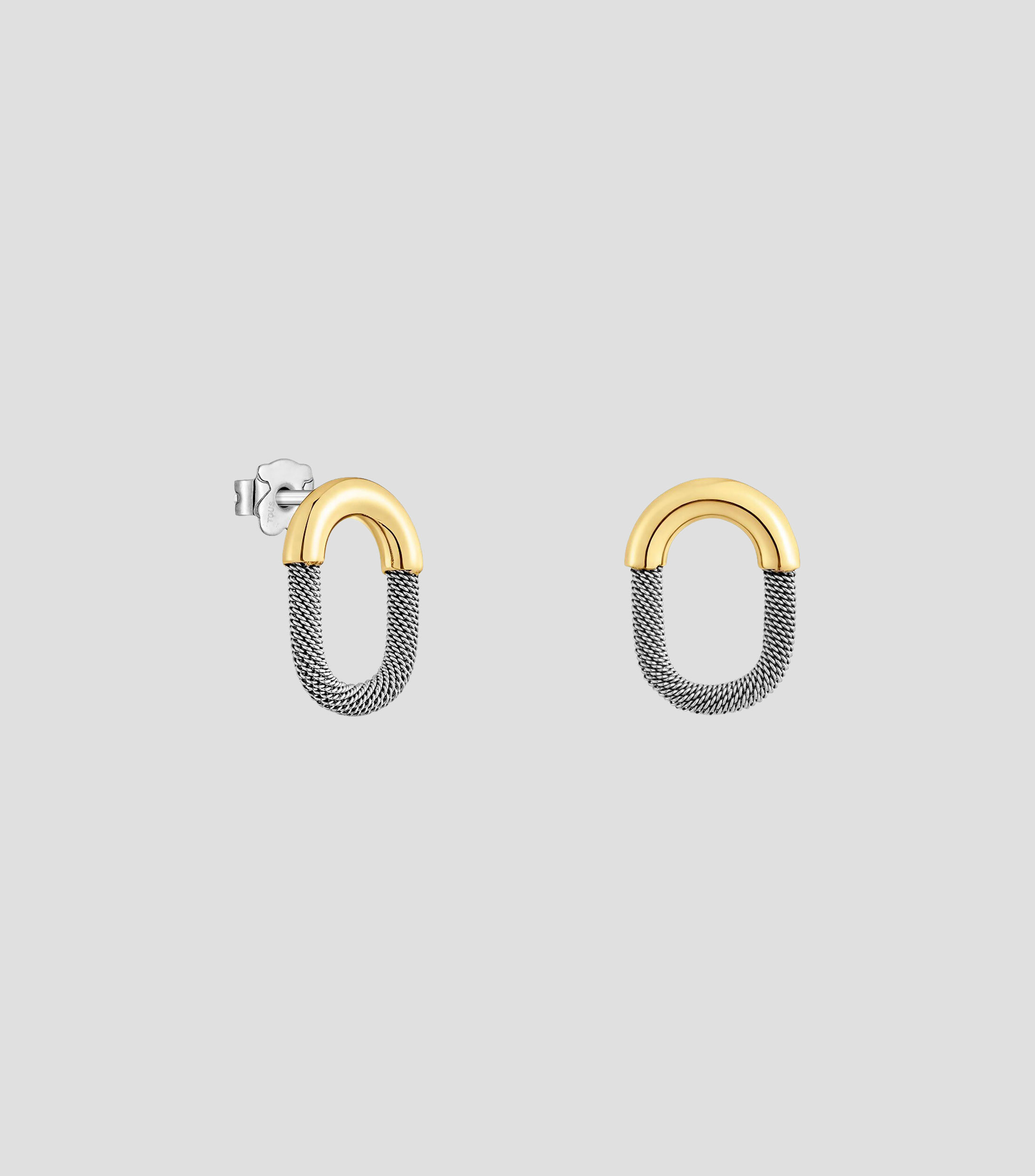 Aretes en Oro amarillo de 14 Kilates Unlock Mujer