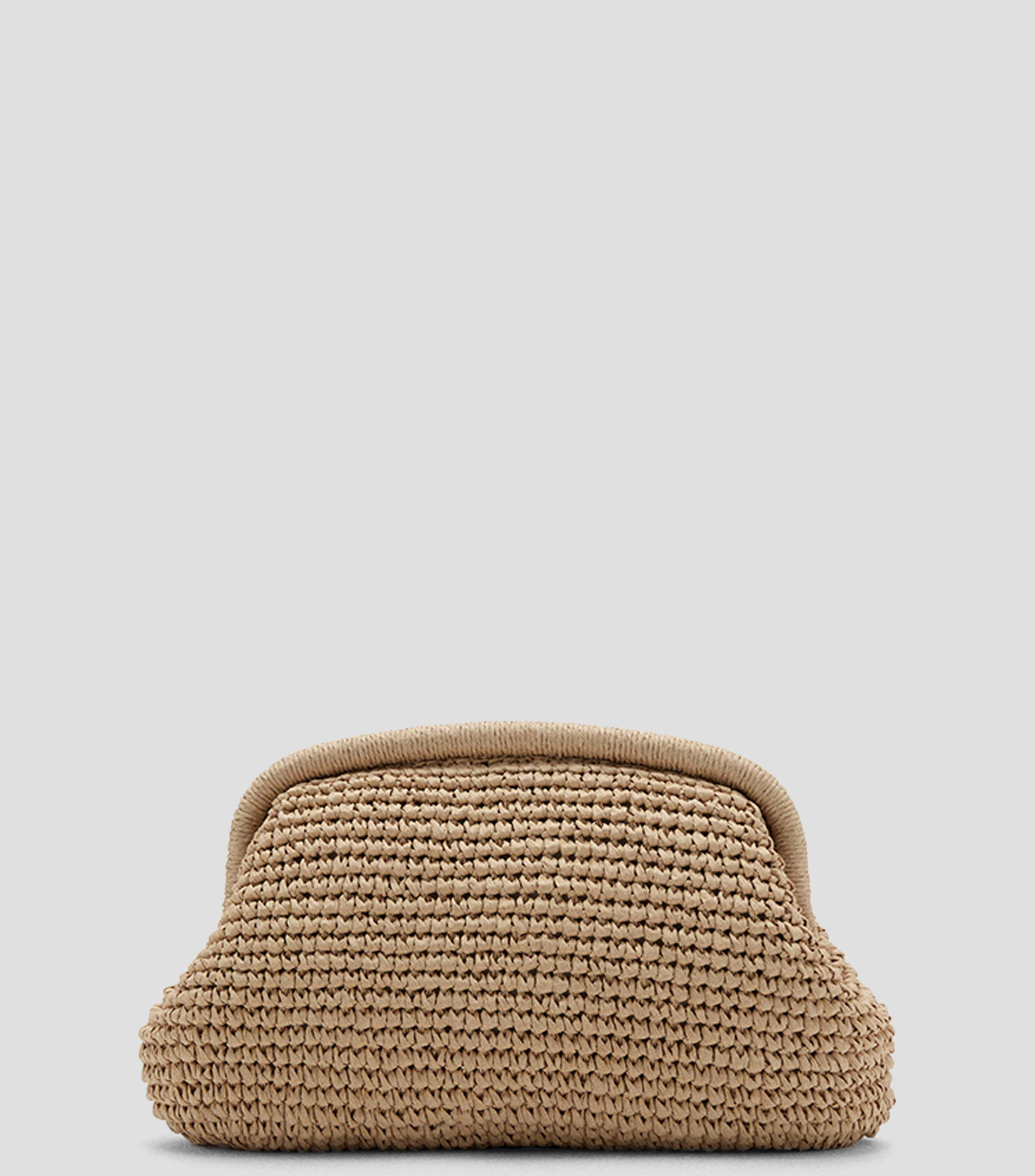 Bolsa clutch tejido sólido Mujer