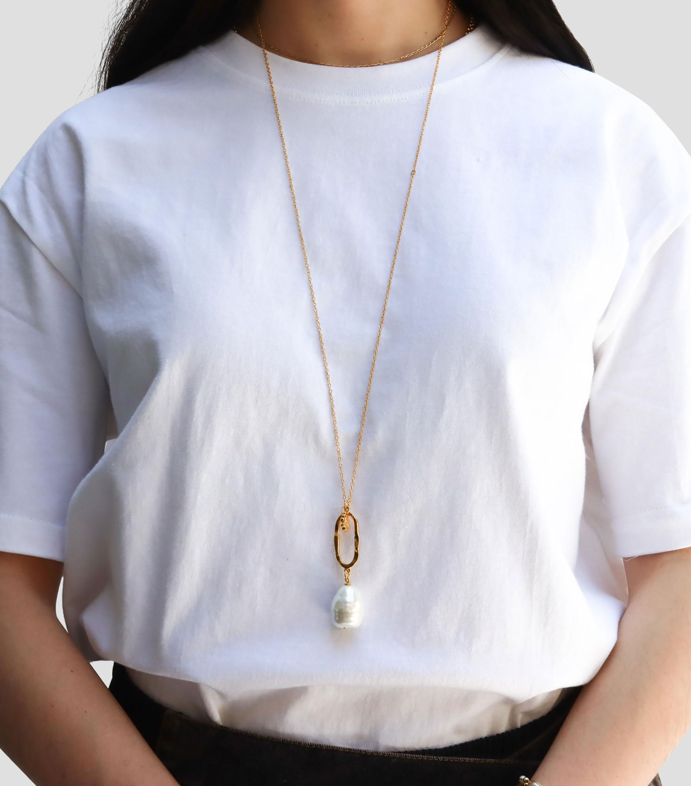 Collar con piedra Mujer