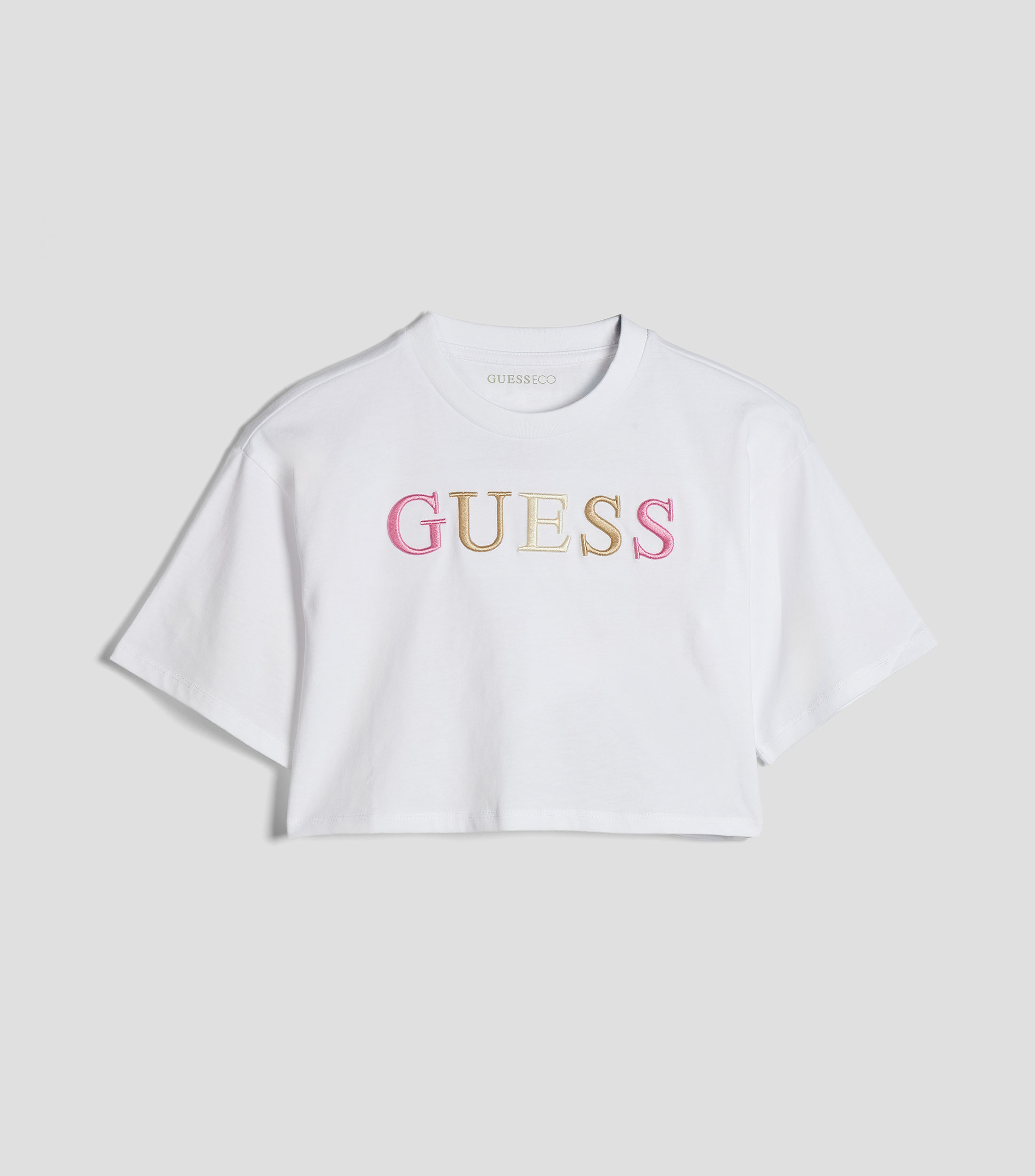 Playera cuello redondo manga corta lisa Niña