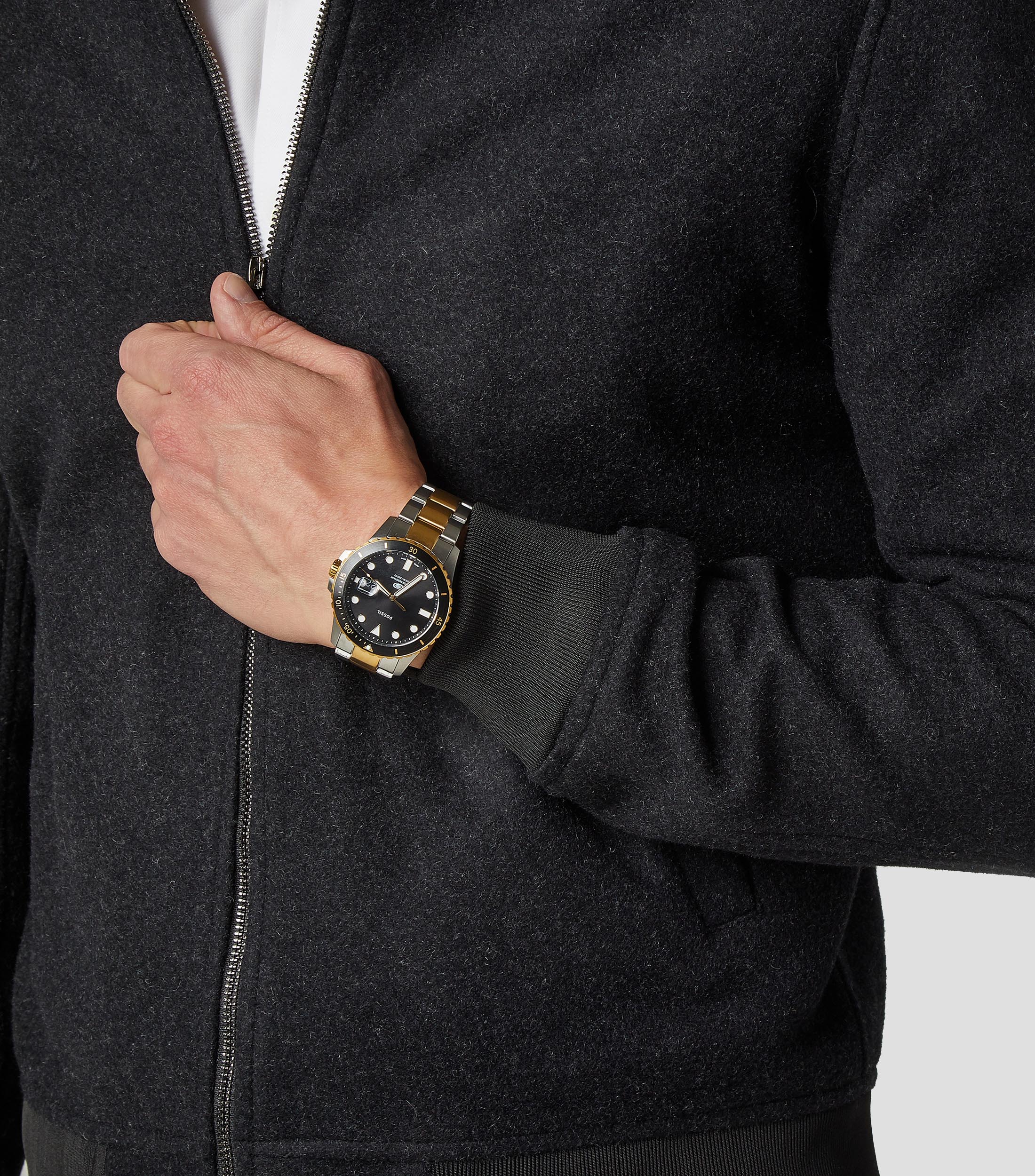 Reloj para Hombre Blue Dive Casual Dorado, Negro