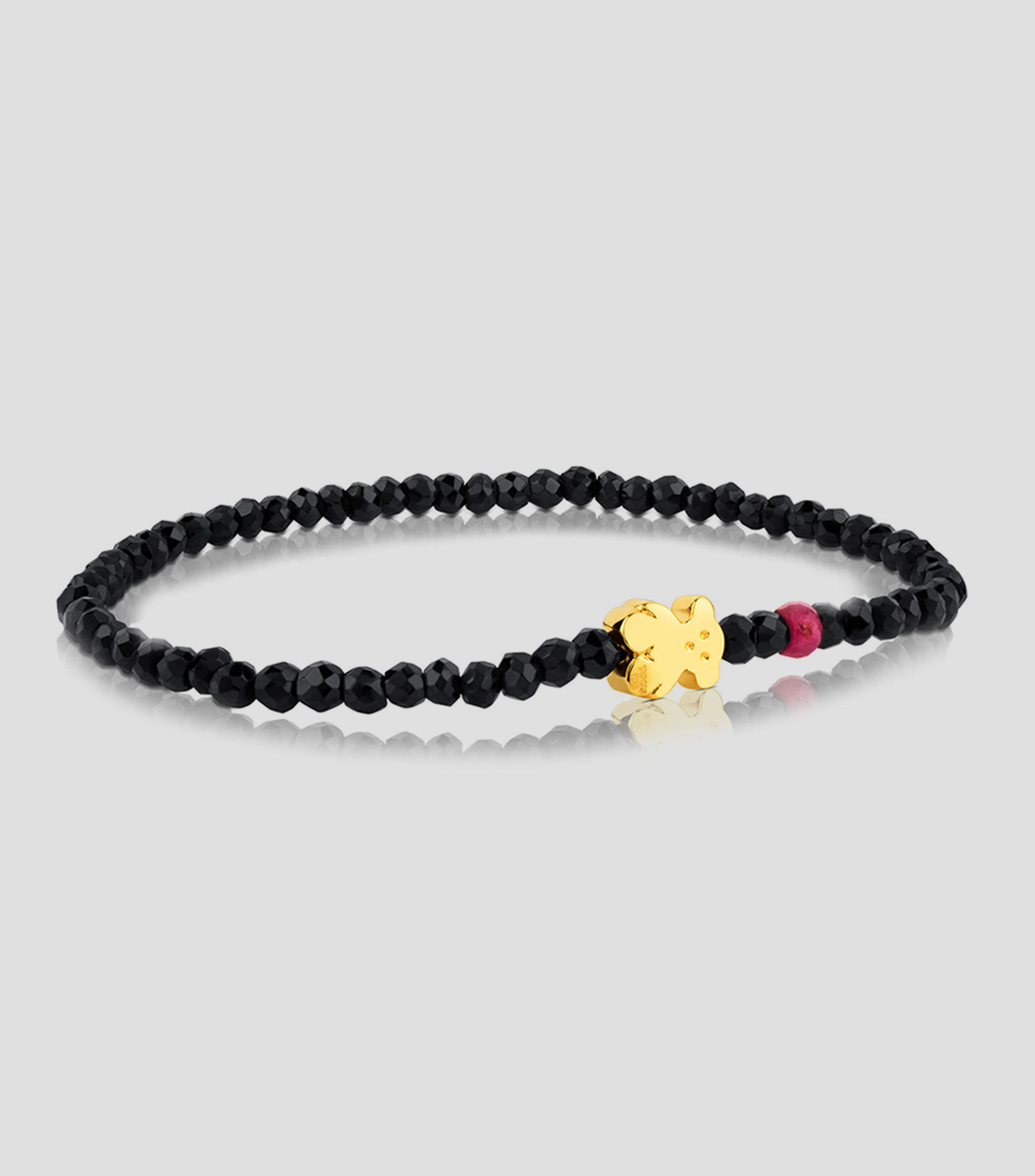 Pulsera en oro 18 Kts con rubi Mujer