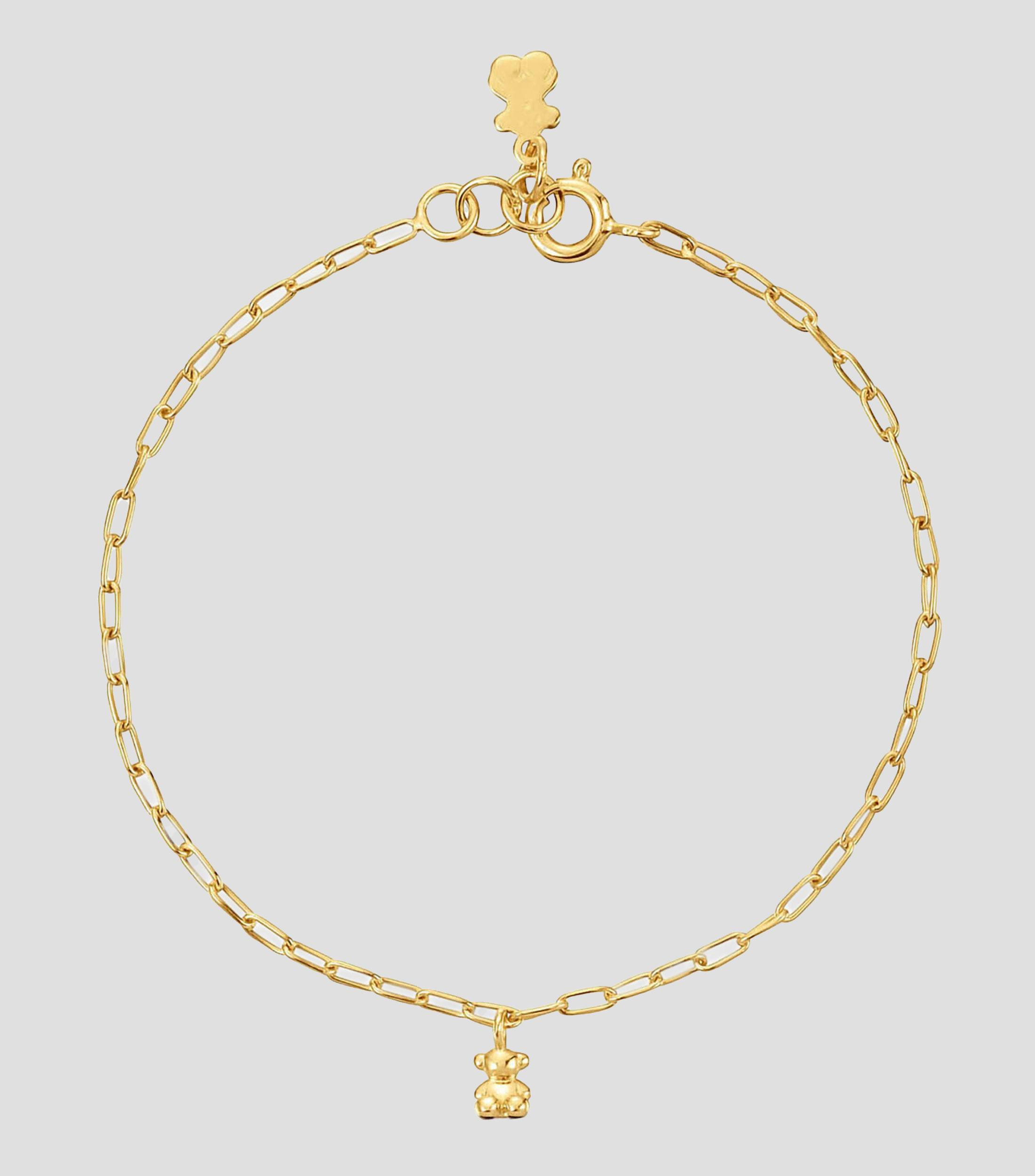 Pulsera en plata con oso Bold Bear Mujer