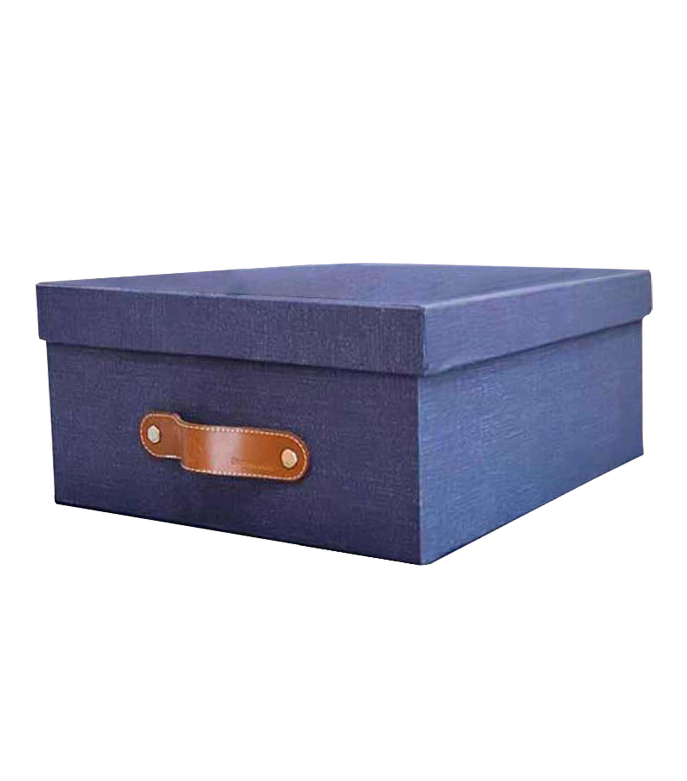 Caja 37X40X17 Azul Lino