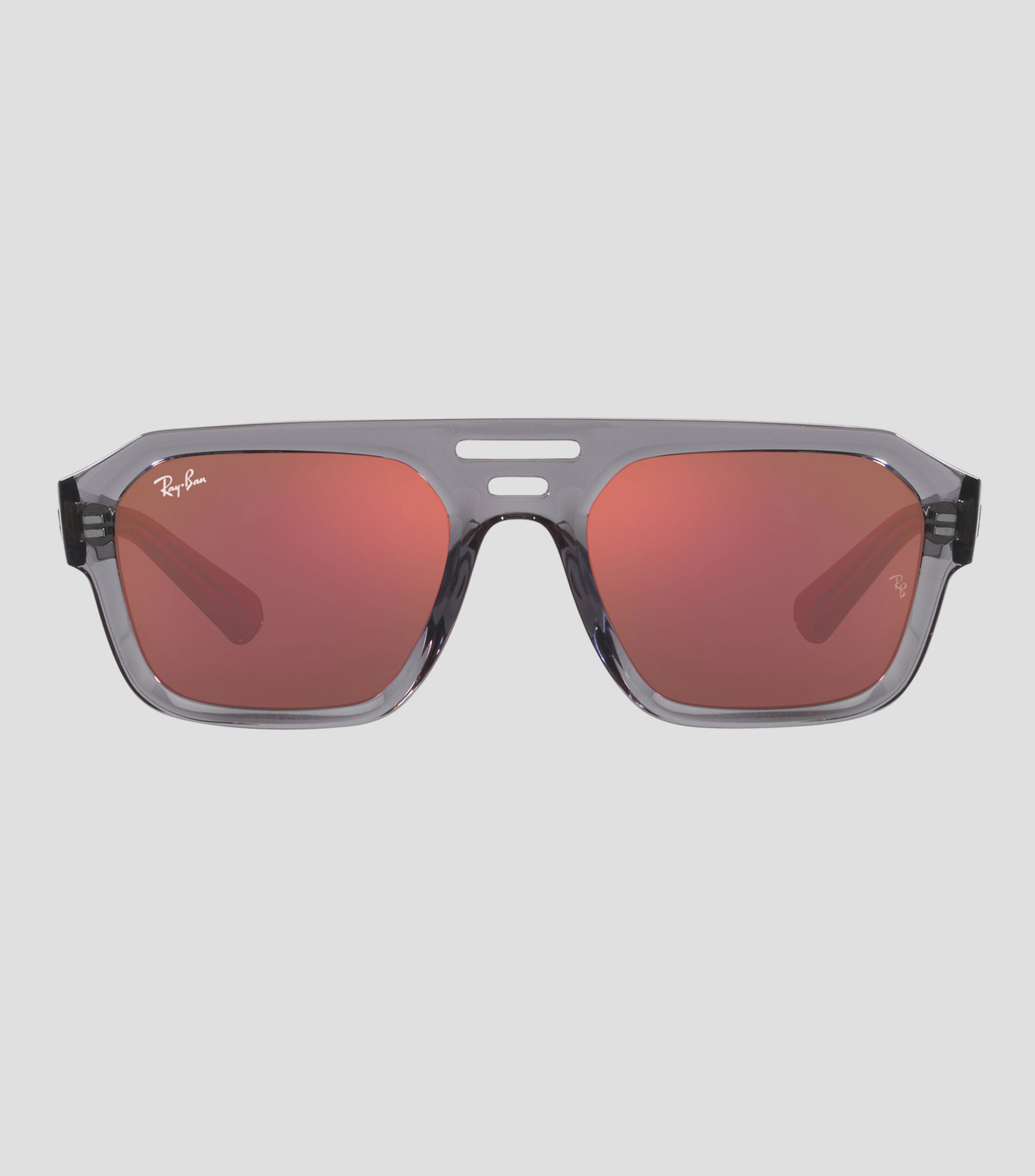 Lentes de sol Irregulares Corrigan Grises Unisex