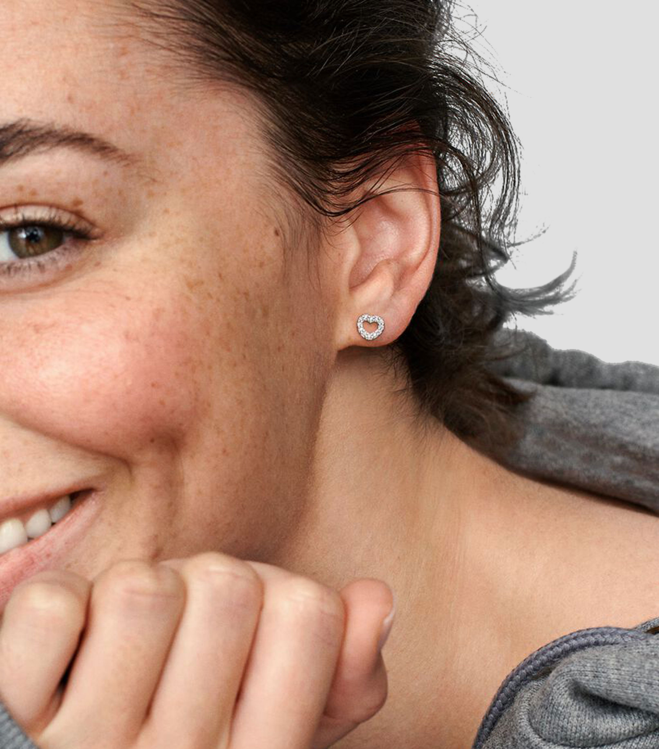 Aretes en plata Timeless Mujer