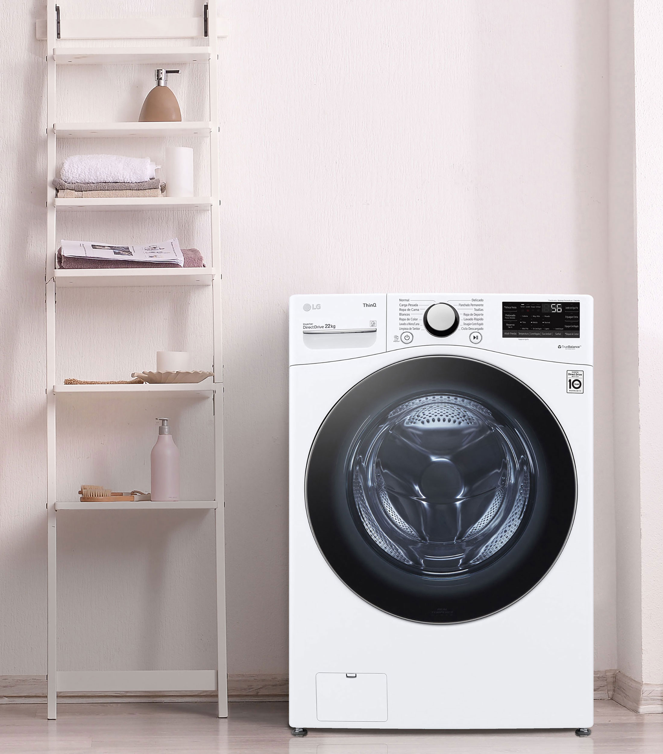 Lavadora Automática 22 Kg WM22WV26SR Carga Frontal Blanco