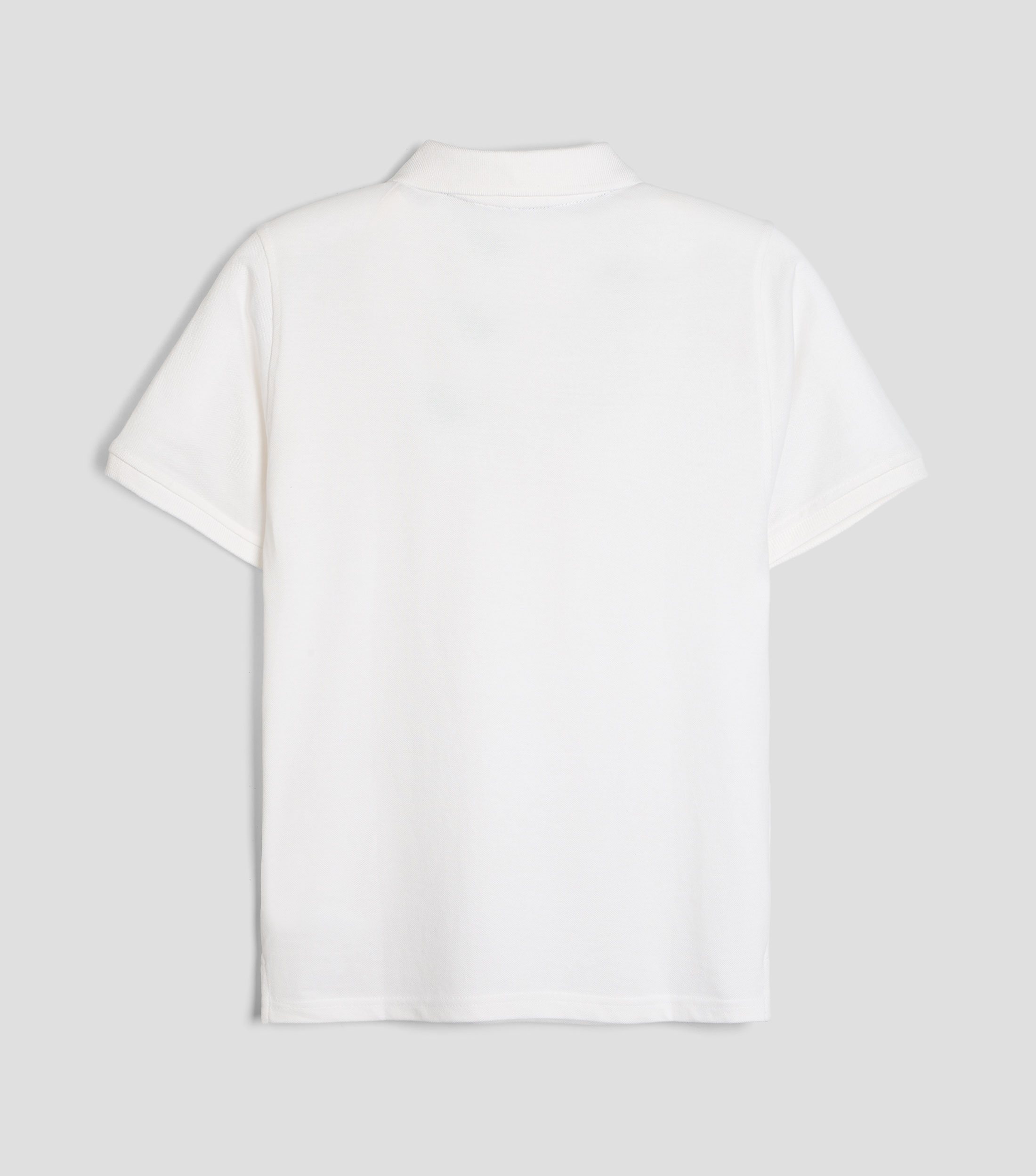 Playera tipo polo manga corta liso Niño