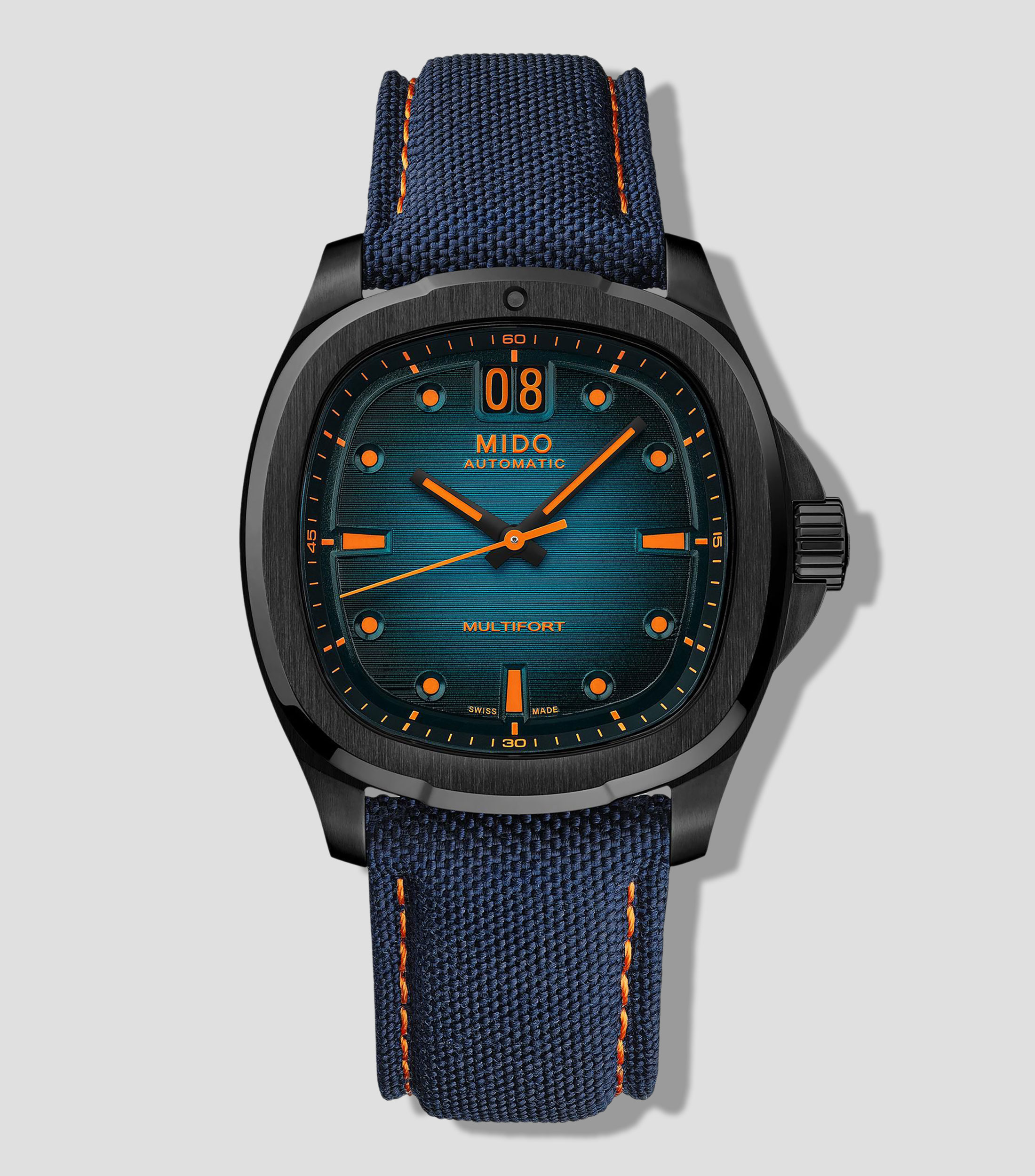 Reloj para Hombre TV Big Date Deportivo Azul, naranja