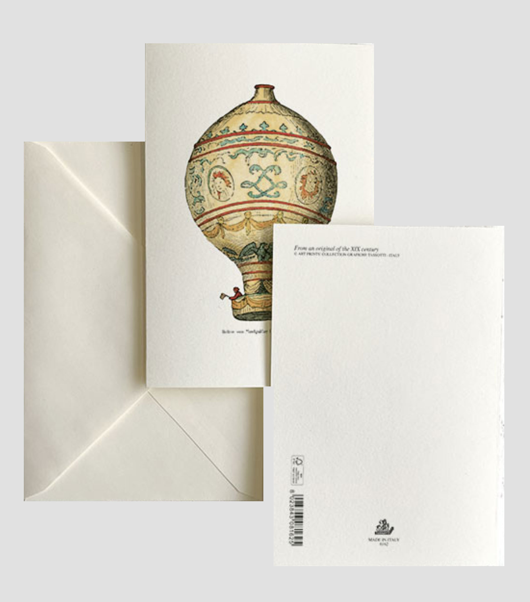 Tarjetas de Felicitación con Sobre - Globo Aerostático