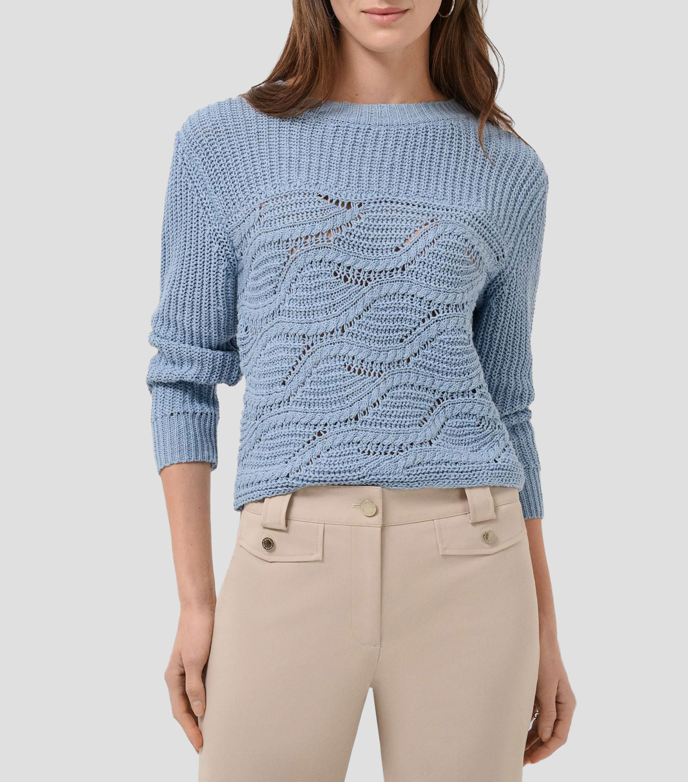 Suéter cuello redondo Mujer