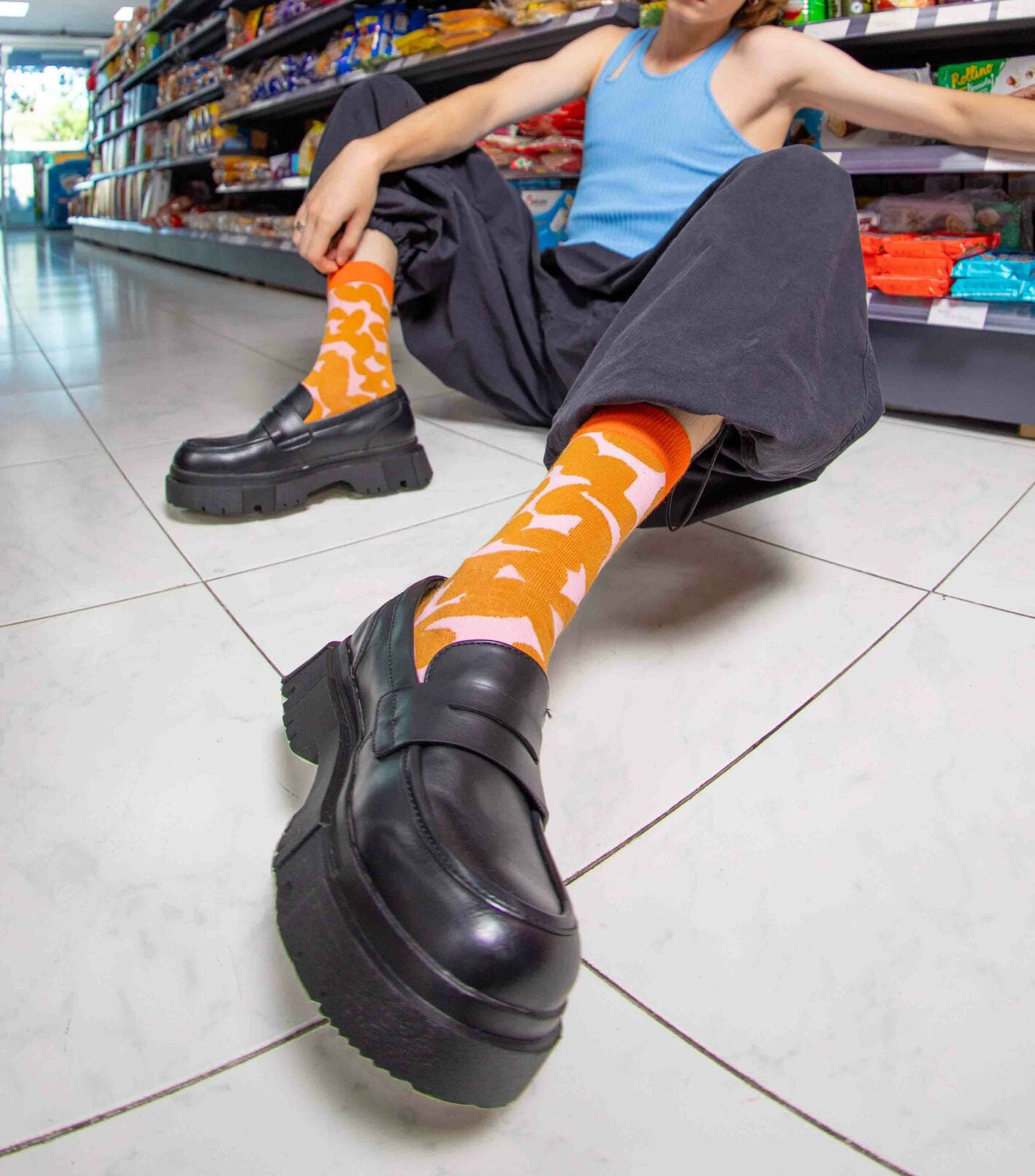 Calcetín estampado Peanut Butter Unisex