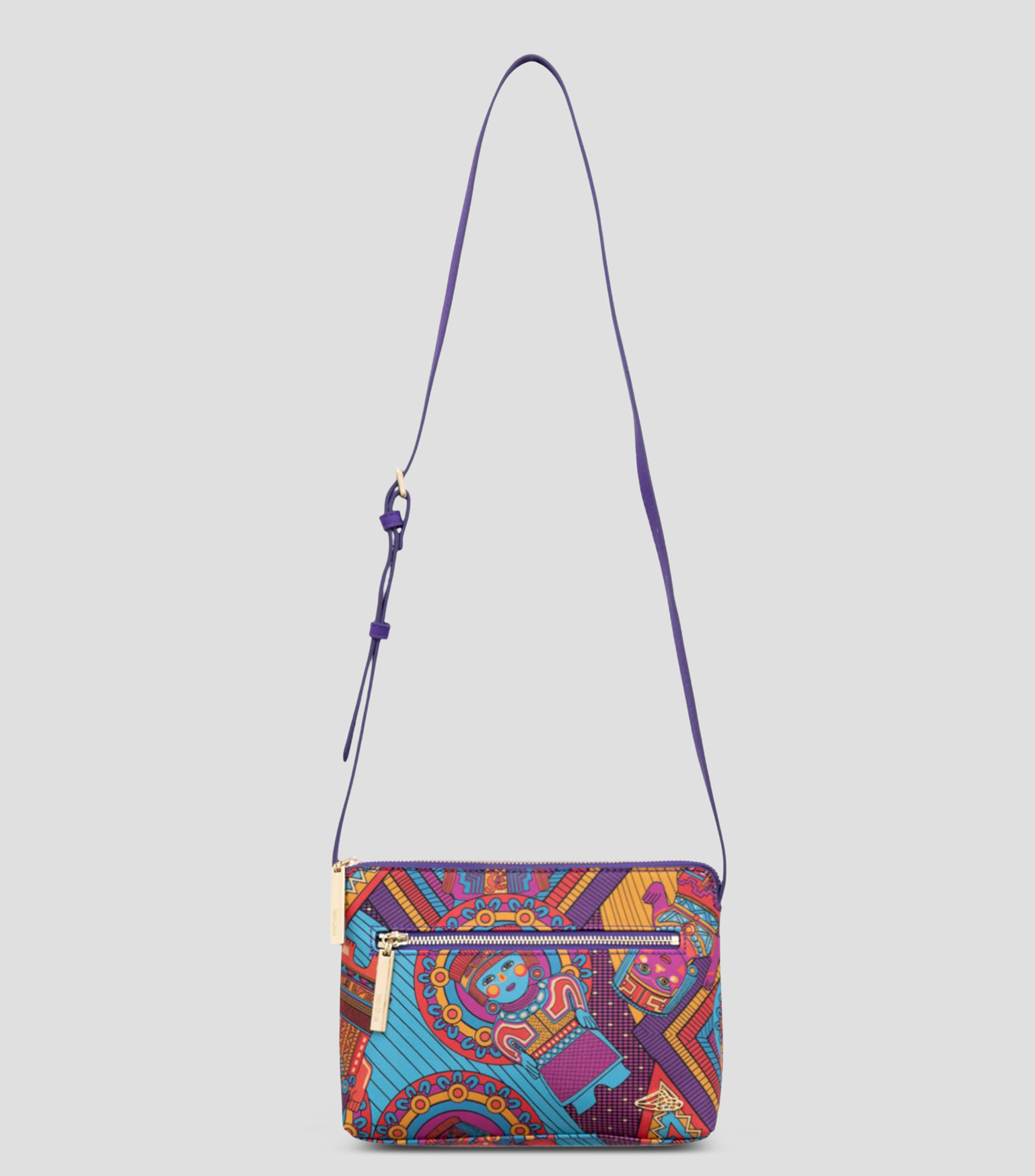 Bolsa Crossbody Caritas Sonrientes de Veracruz Mujer