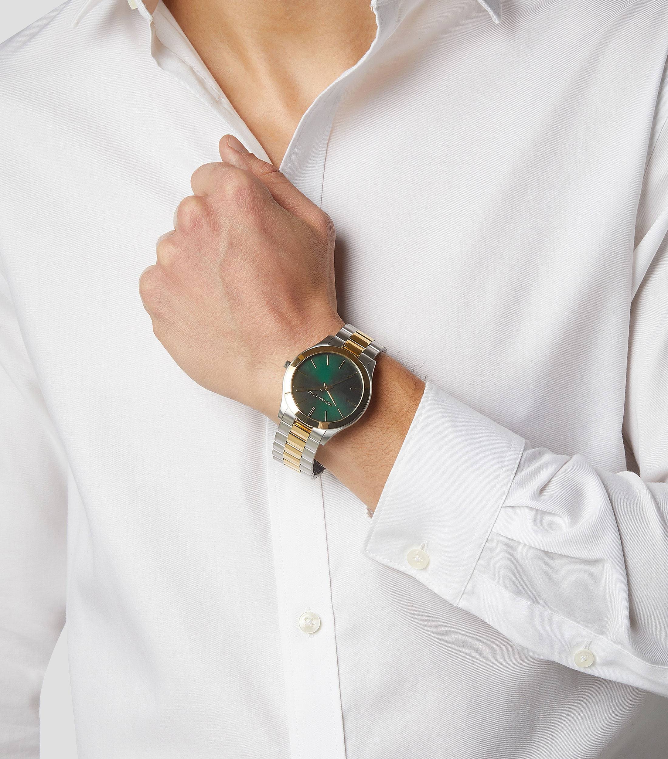 Reloj para Hombre Runway Casual Plateado, Dorado