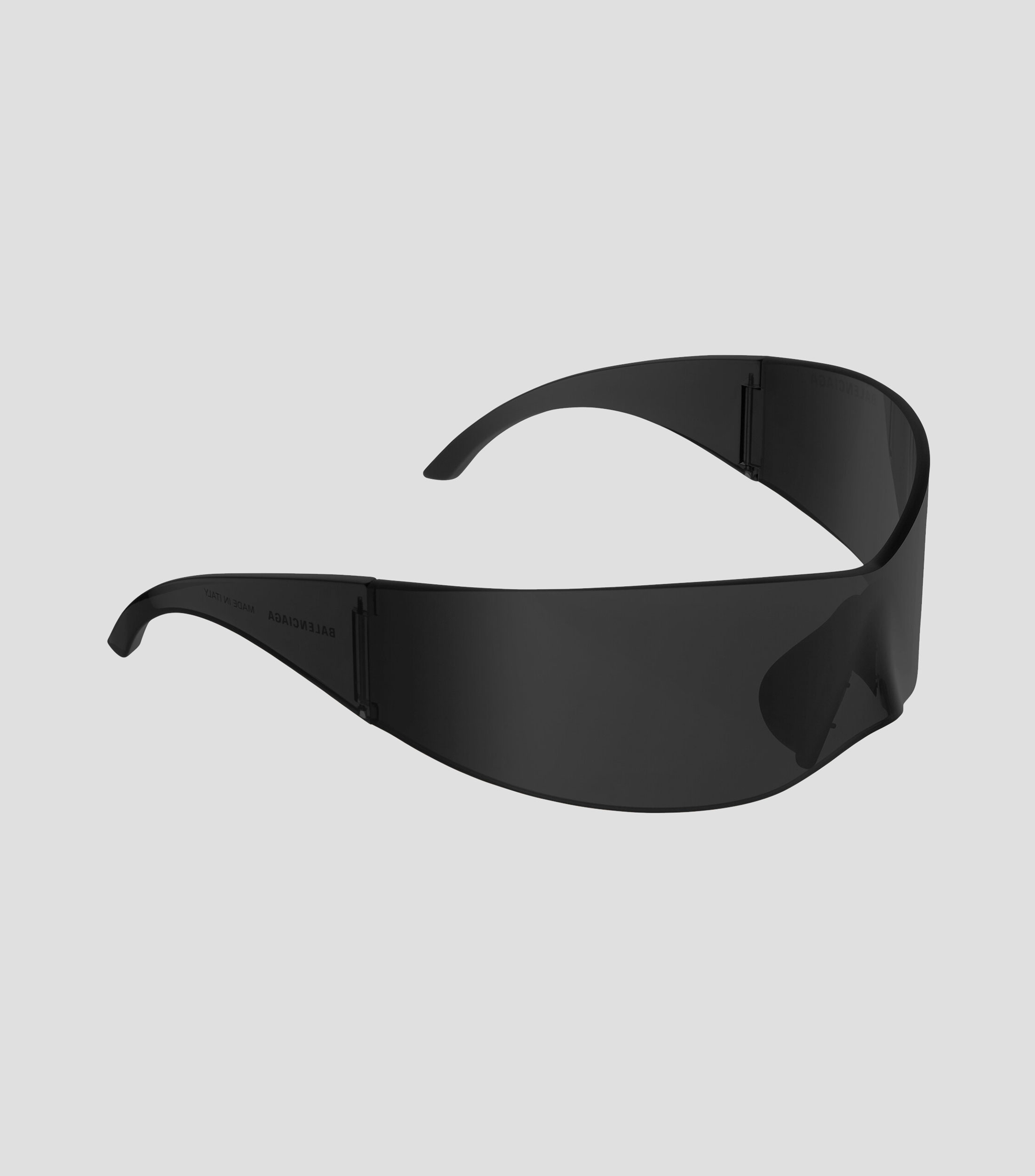 Lentes de sol rectangulares Panther Mask negro Mujer