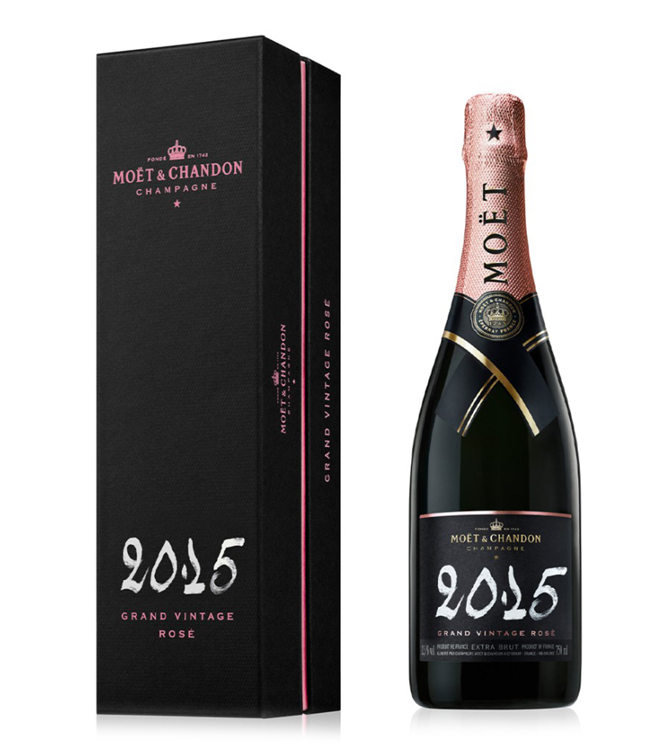 Champagne Extra Brut 2015 Grand Vintage Rose, Francia, 750 ml