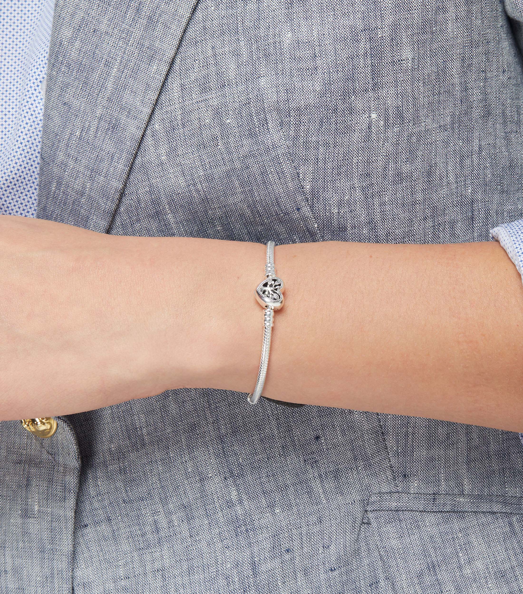 Brazalete en plata .925 Mujer Talla 19 cm