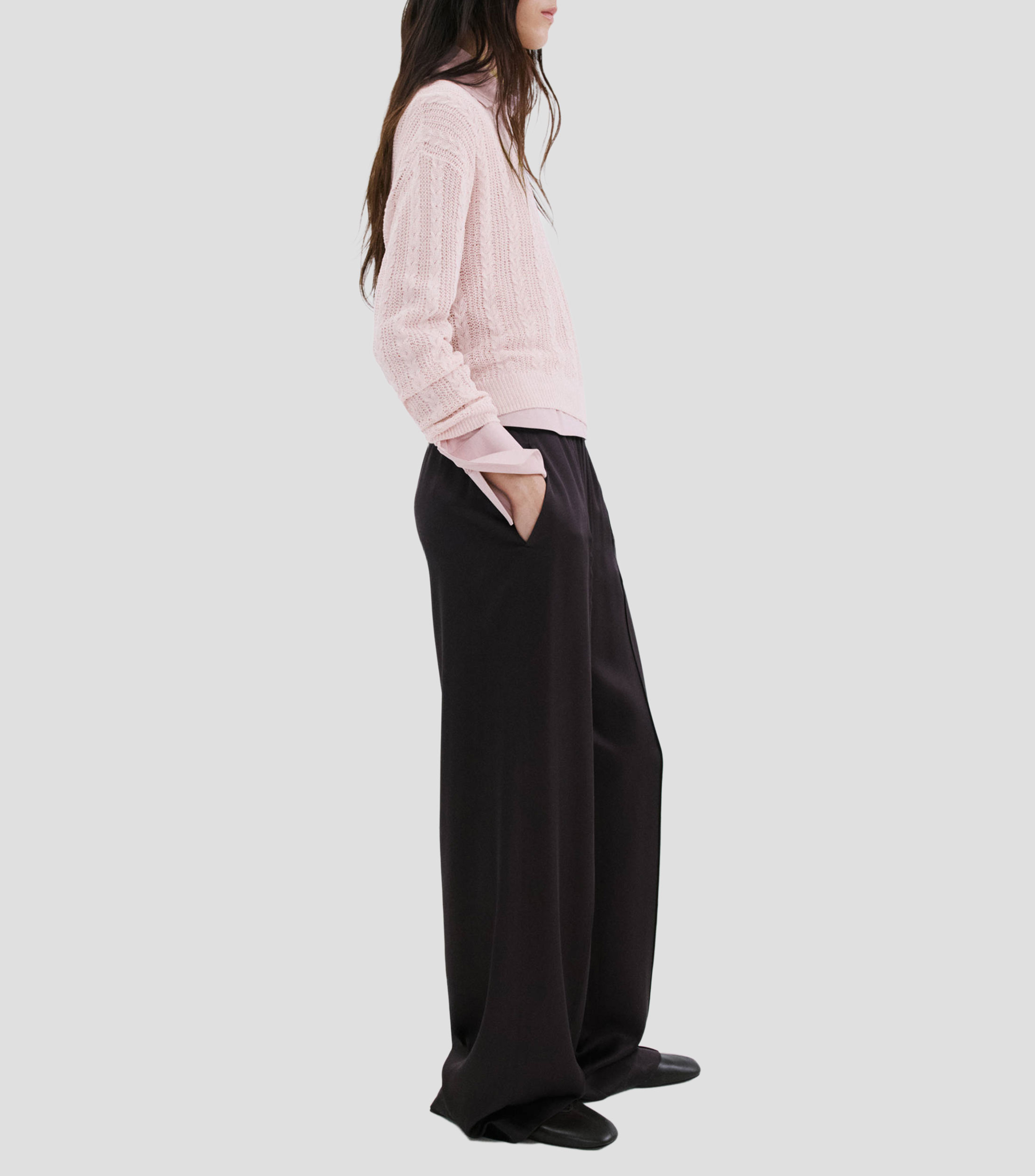 Suéter cuello redondo Mujer
