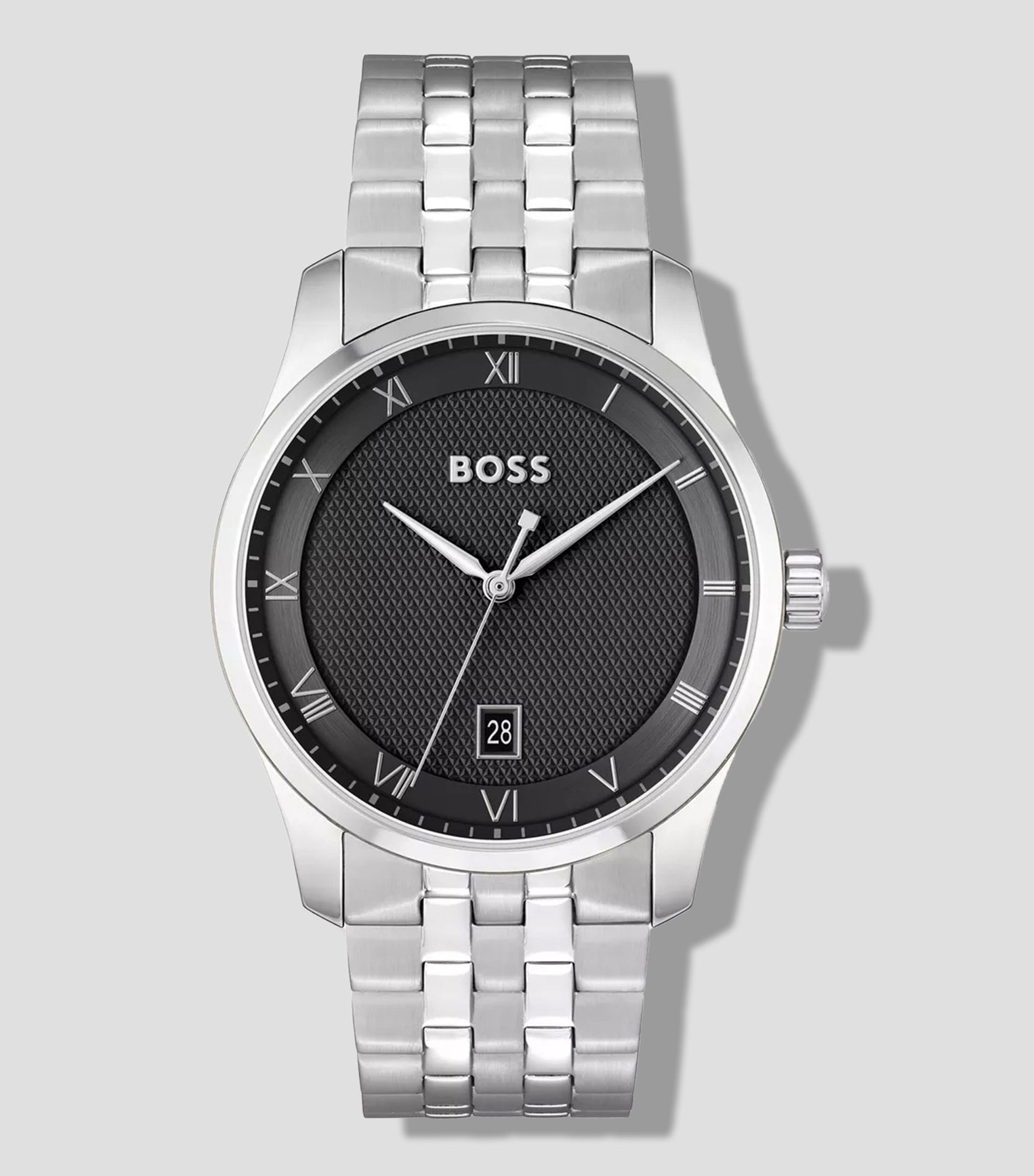 Reloj para Hombre Principle casual plateado, negro