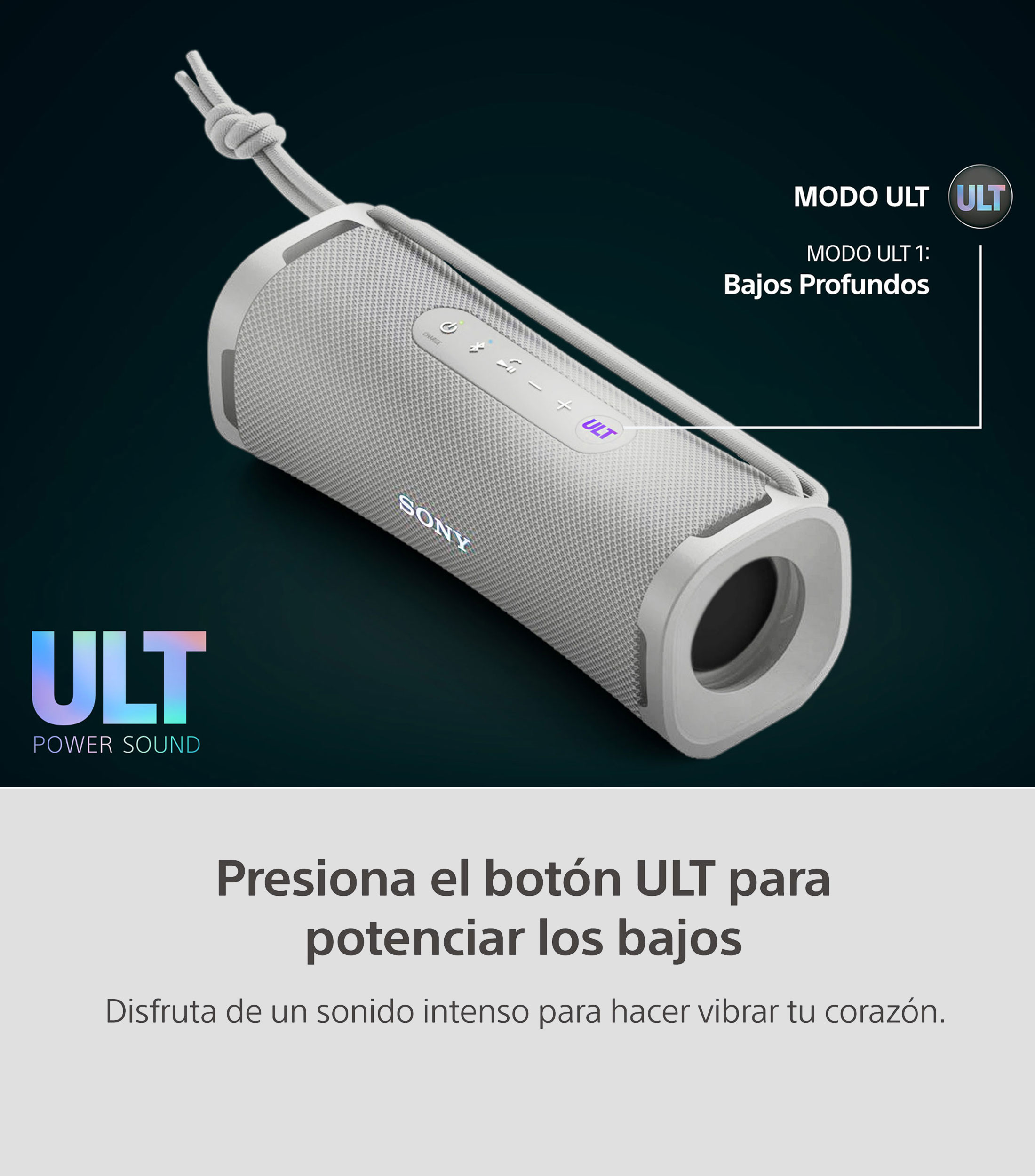 Bocina Portátil Inalámbrica Bluetooth 5.3 ULT FIELD 1 Blanco