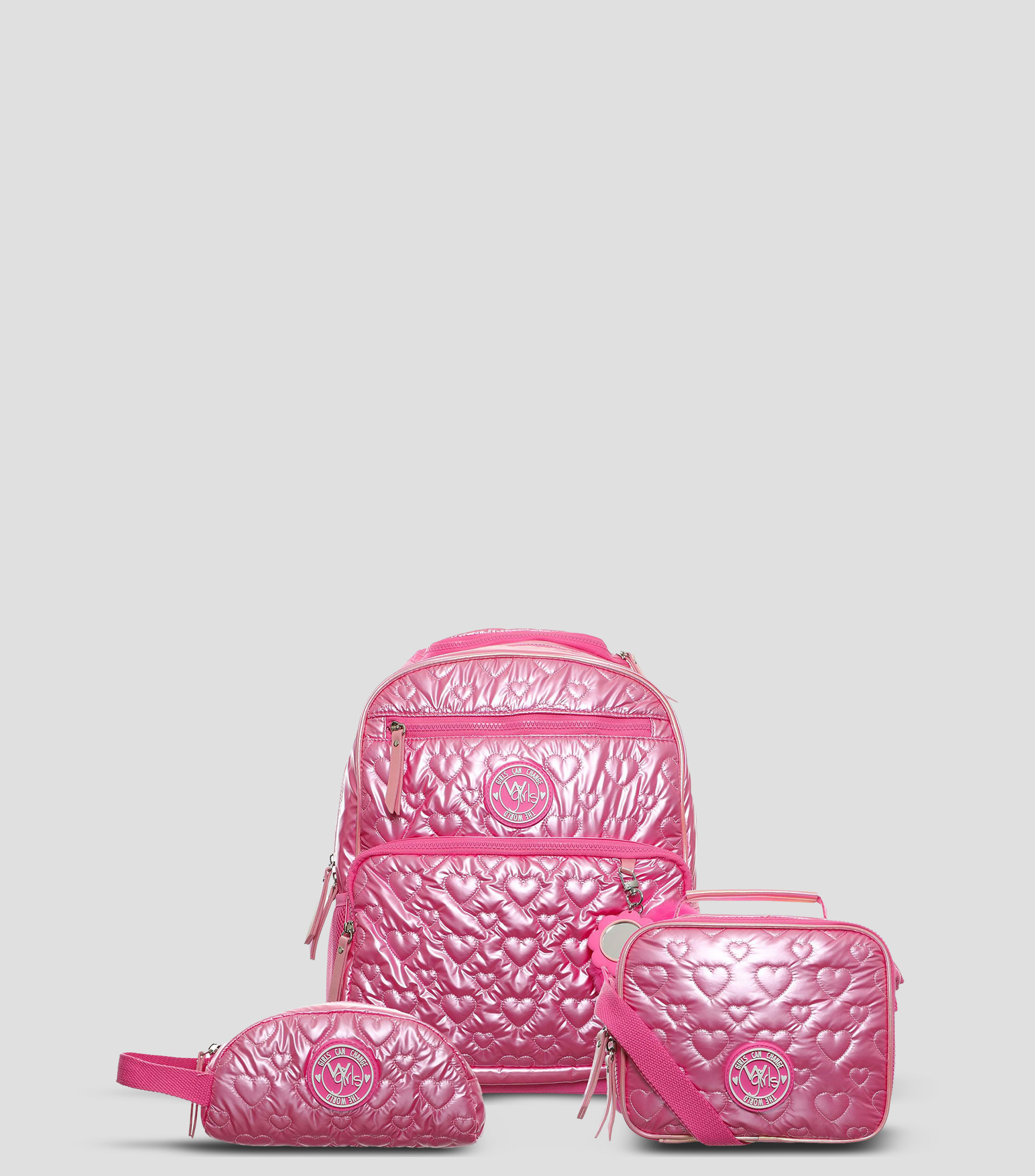 Set de Mochila Escolar con ruedas Niña