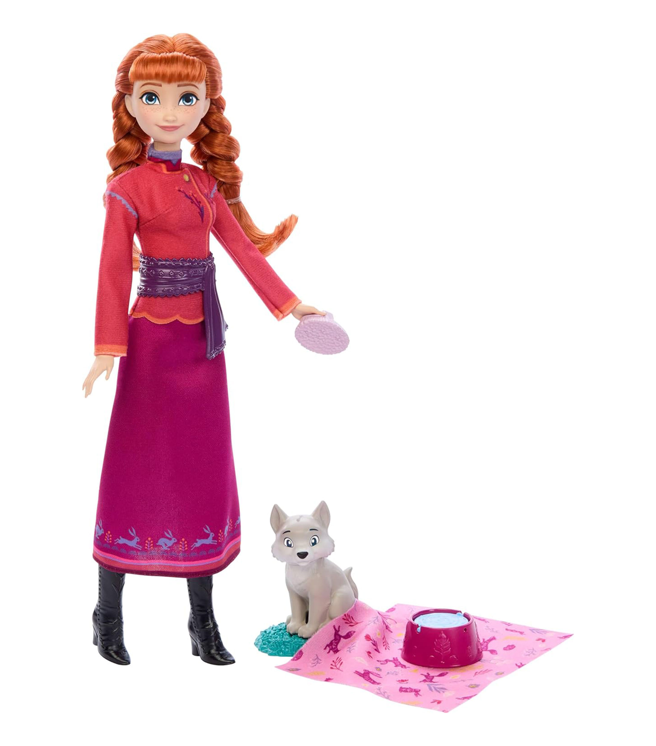 Muñeca Frozen Anna con Zorro