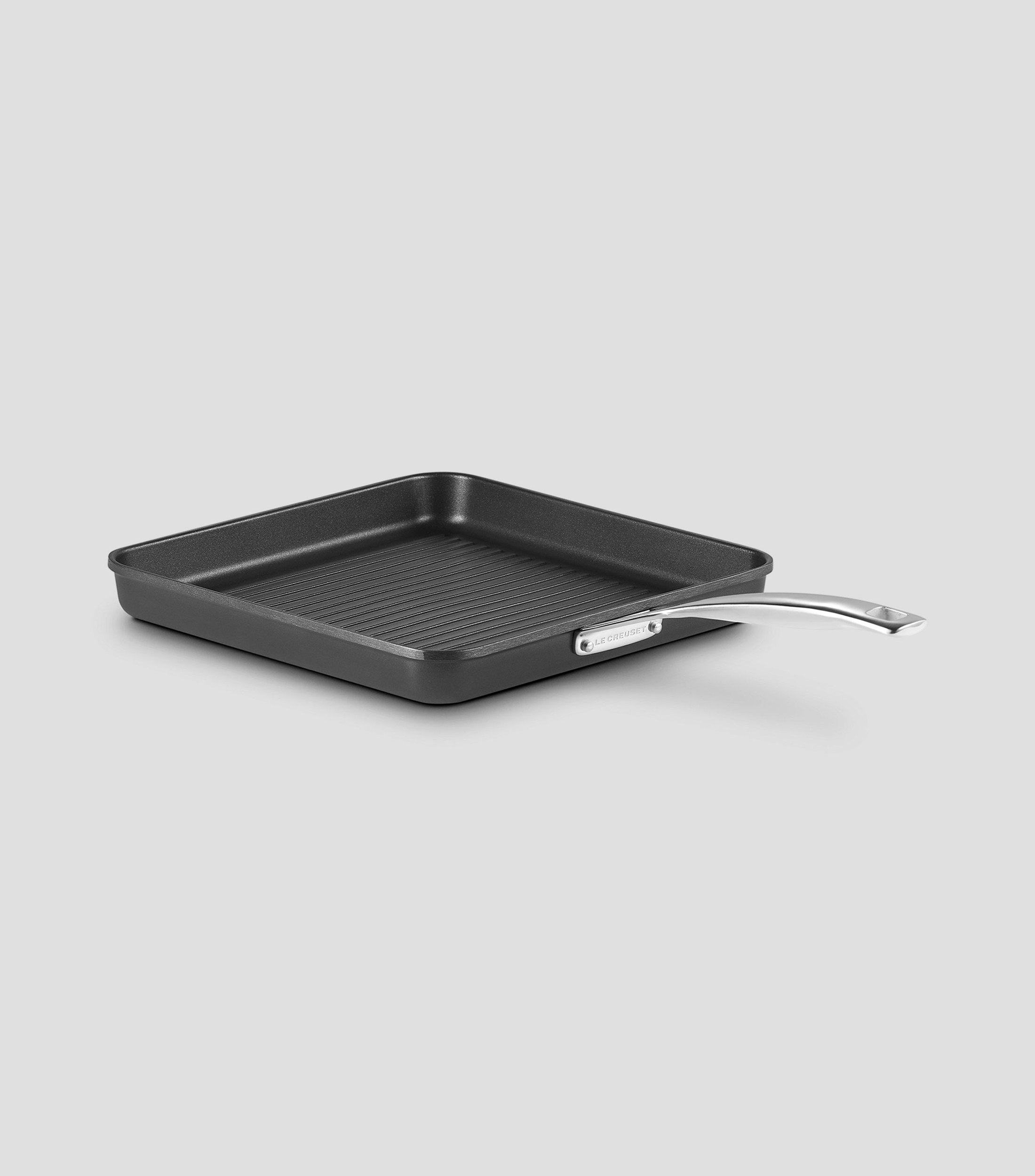 Sarten Grill Antiadherente Clasico cuadrado en aluminio 28 cm
