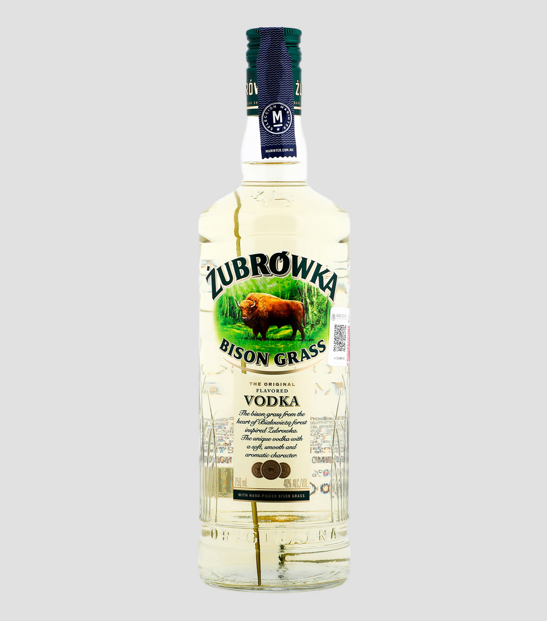 Vodka Zubrówka Bison Grass, 750 ml