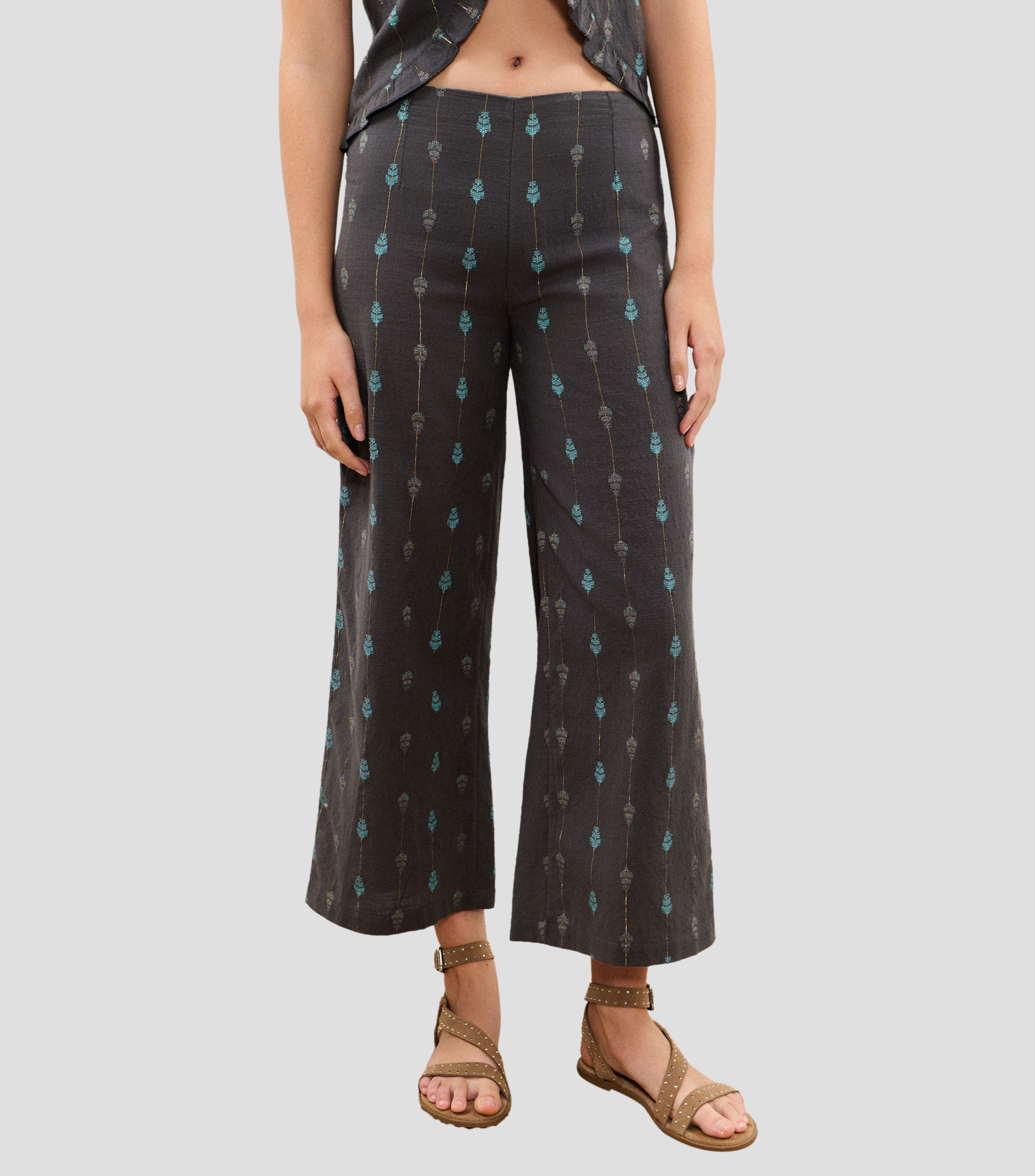 Pantalón estampado Mujer