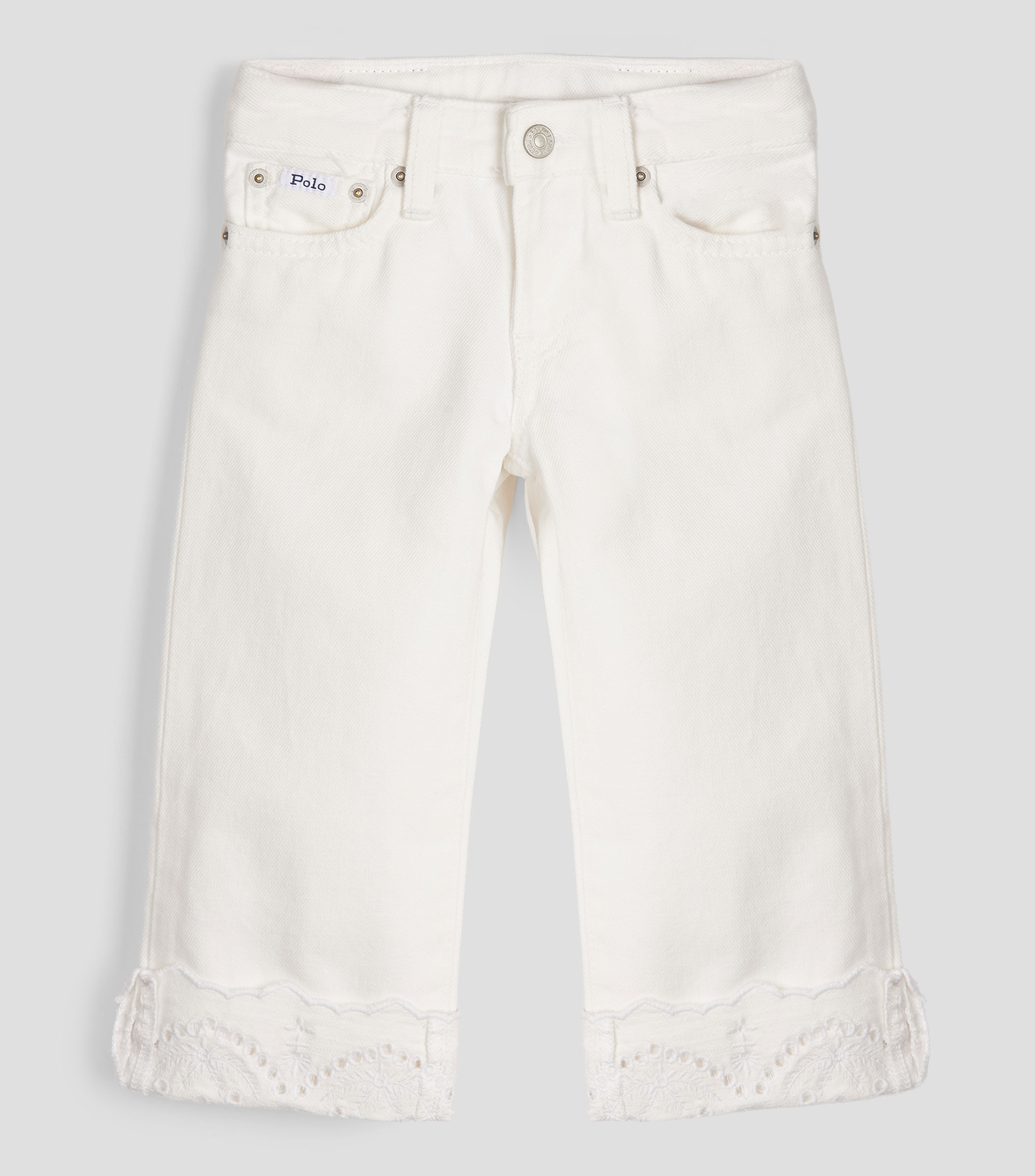 Jeans wideleg liso Niña