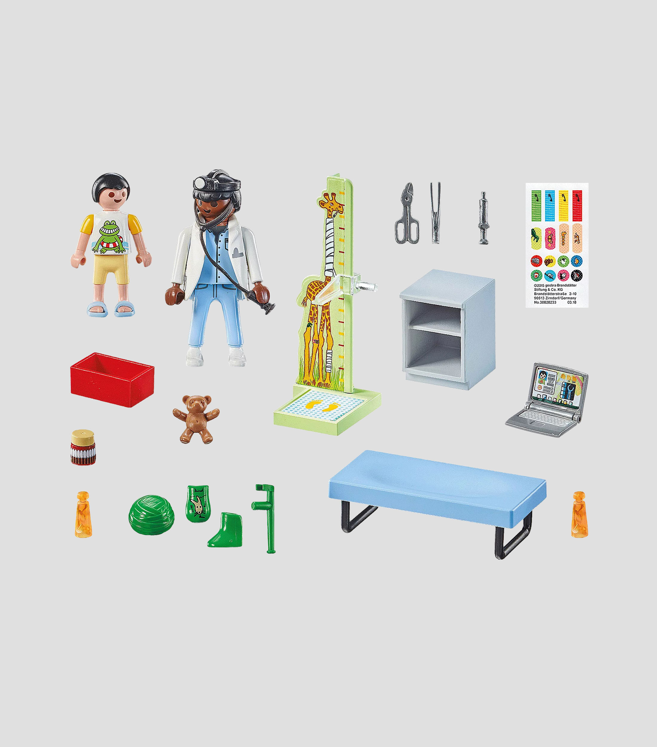 Playset Pediatra con osito de peluche