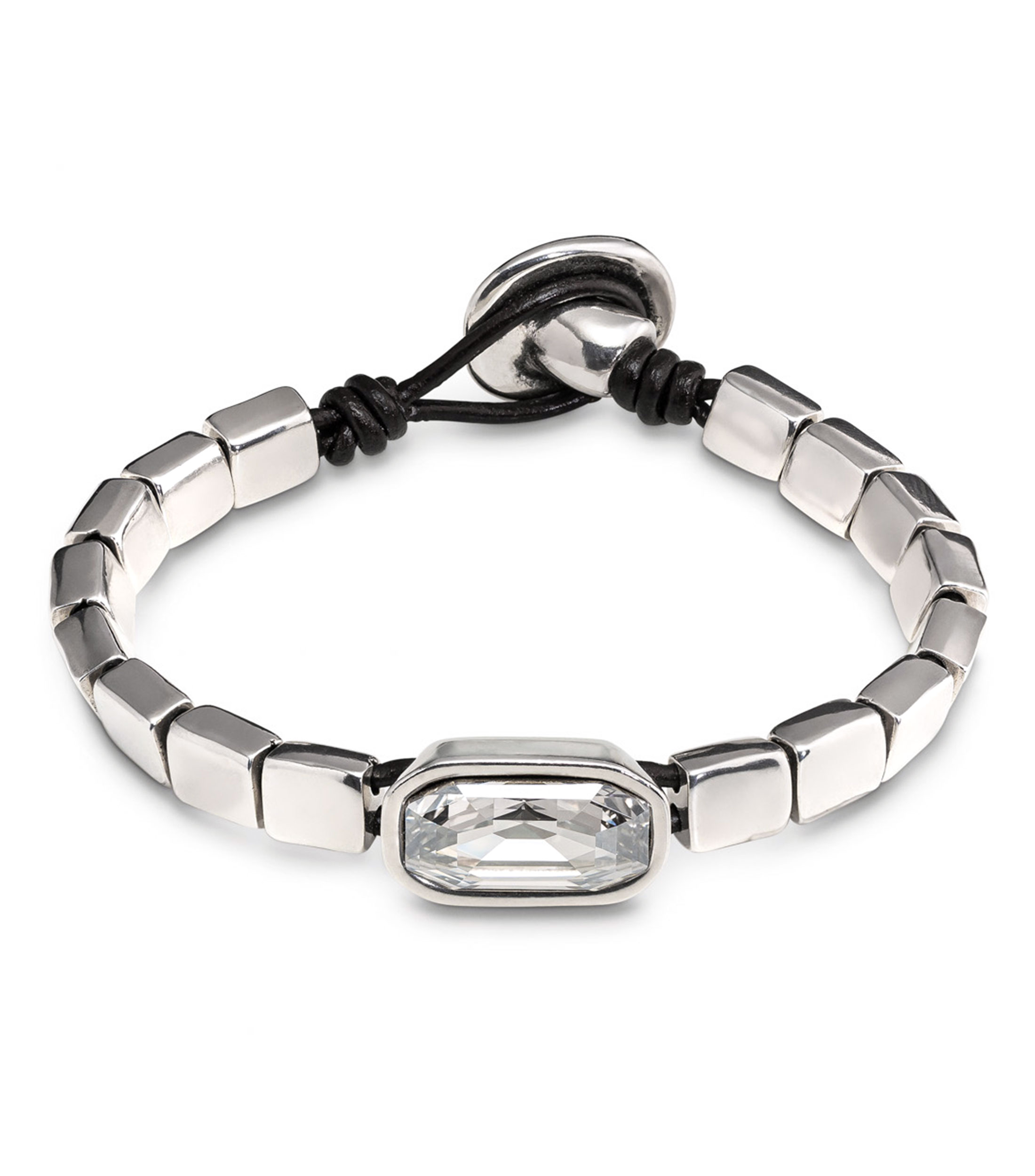 Pulsera De Mujer Con Cristal - Diseño Italiano Clásico, Marca Generic, Ideal Para Regalo