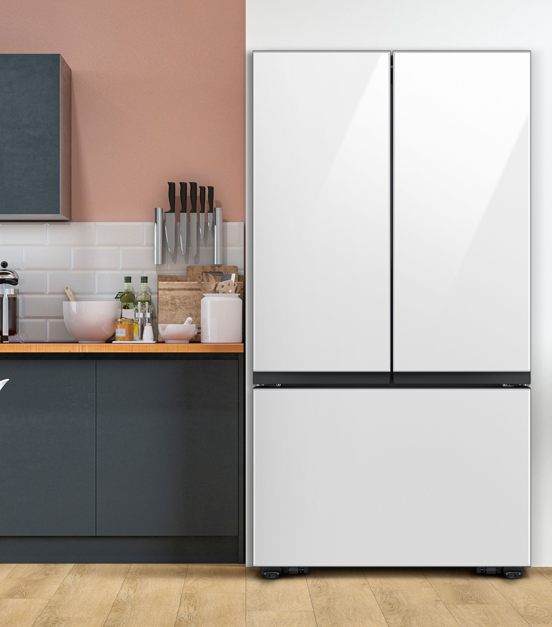 Refrigerador French Door 31.5 p3 Bespoke Blanco