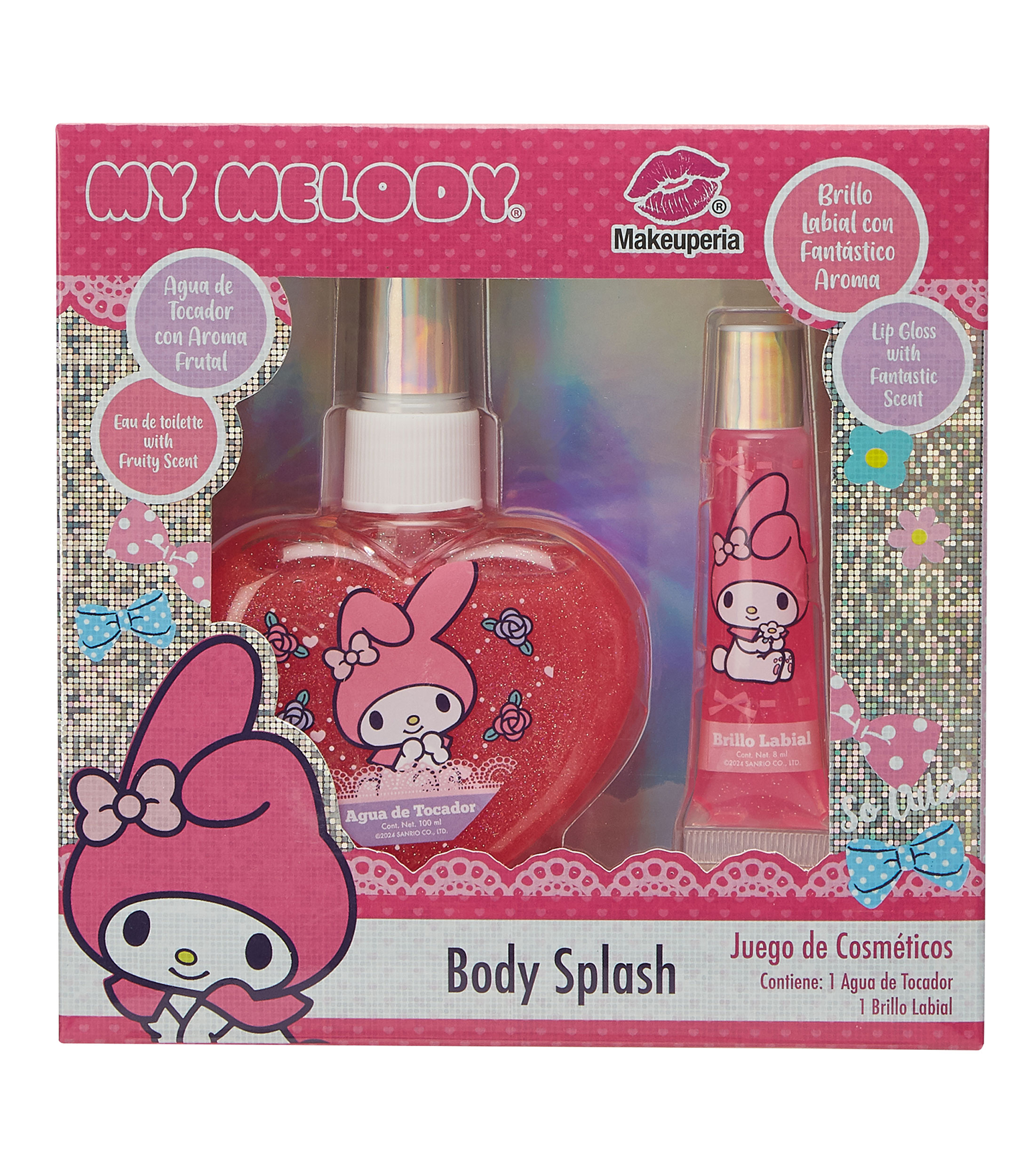 Set de cosmeticos Body Splash My Melody