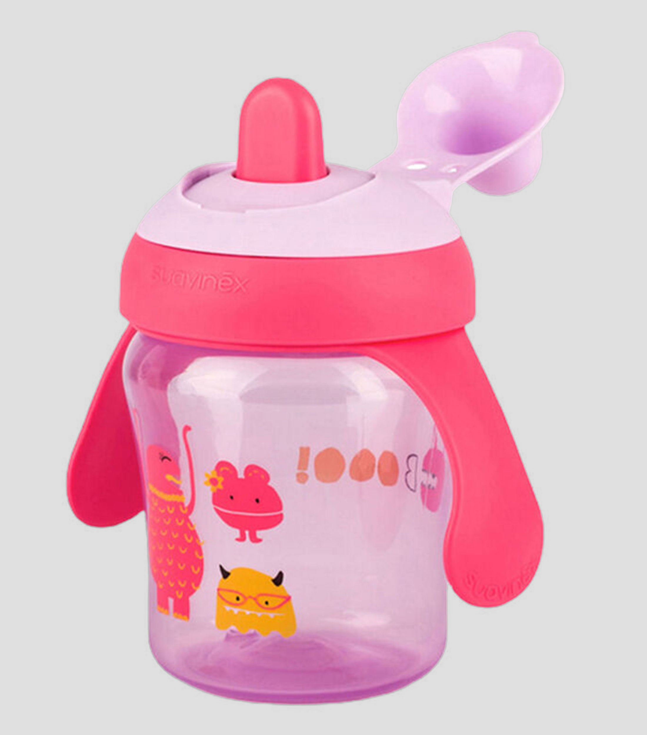 Vaso entrenador Boo para Bebe Rosa