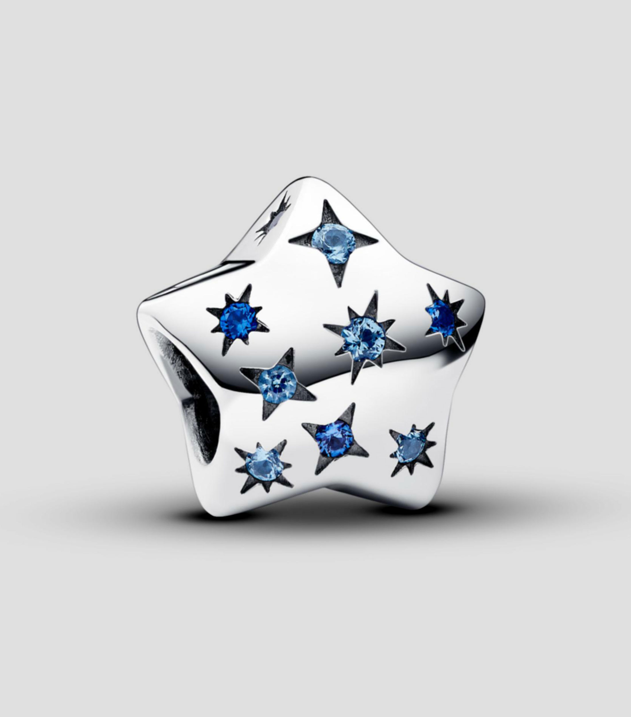 Charm en Plata .925 Estrella con Cristales Mujer