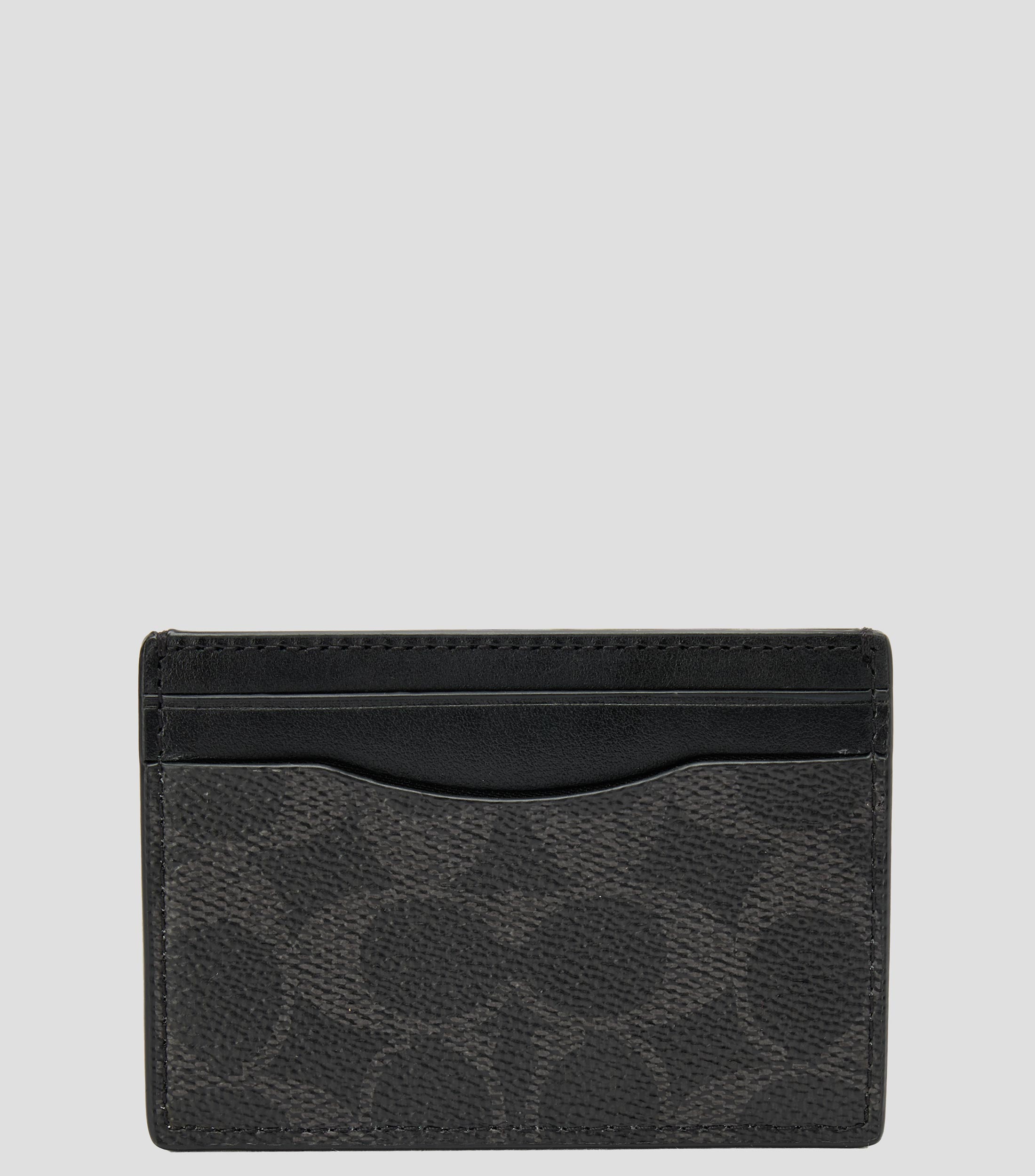 Tarjetero con monogram estampado Hombre