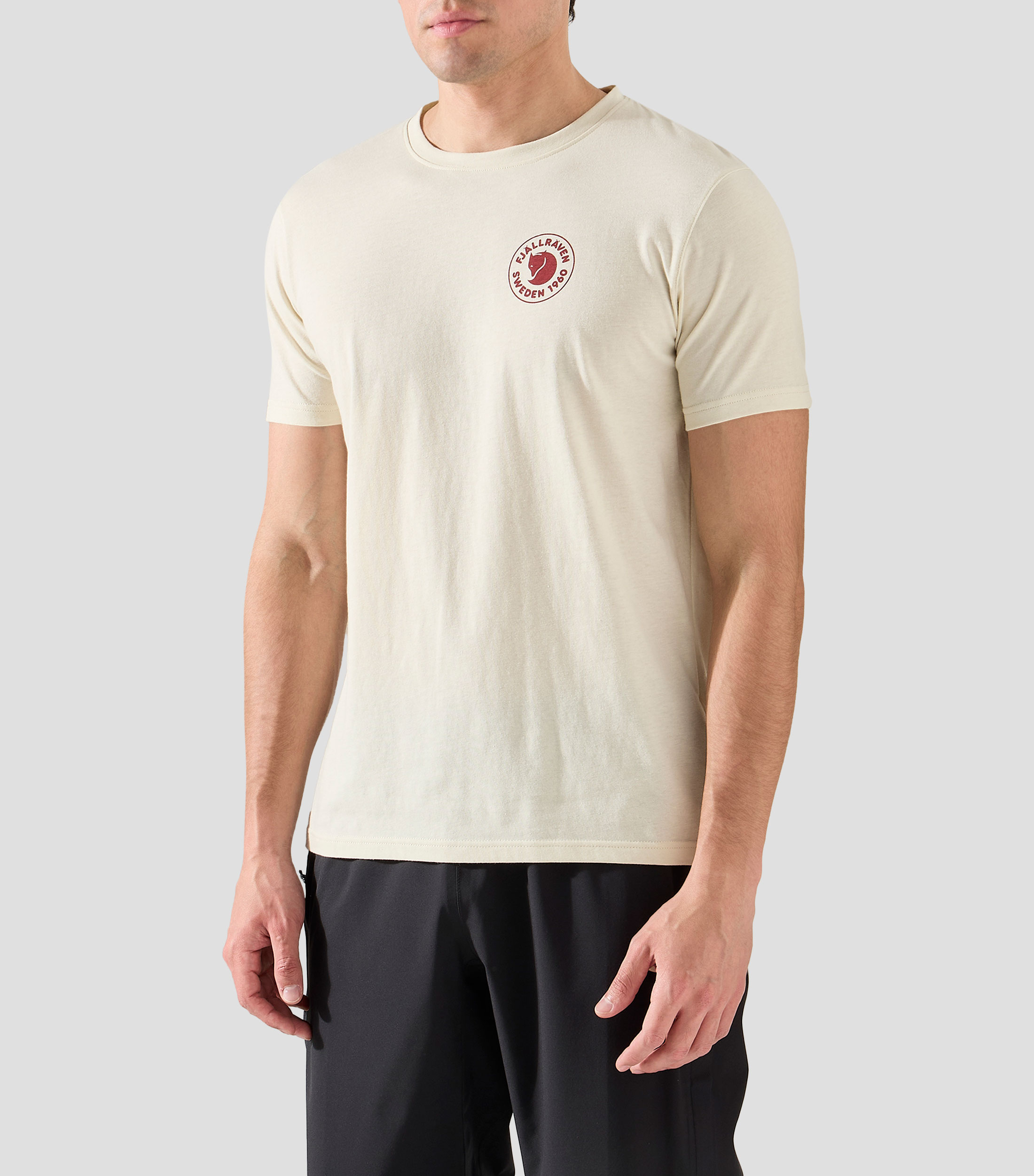 Playera de cuello redondo con manga corta Hombre