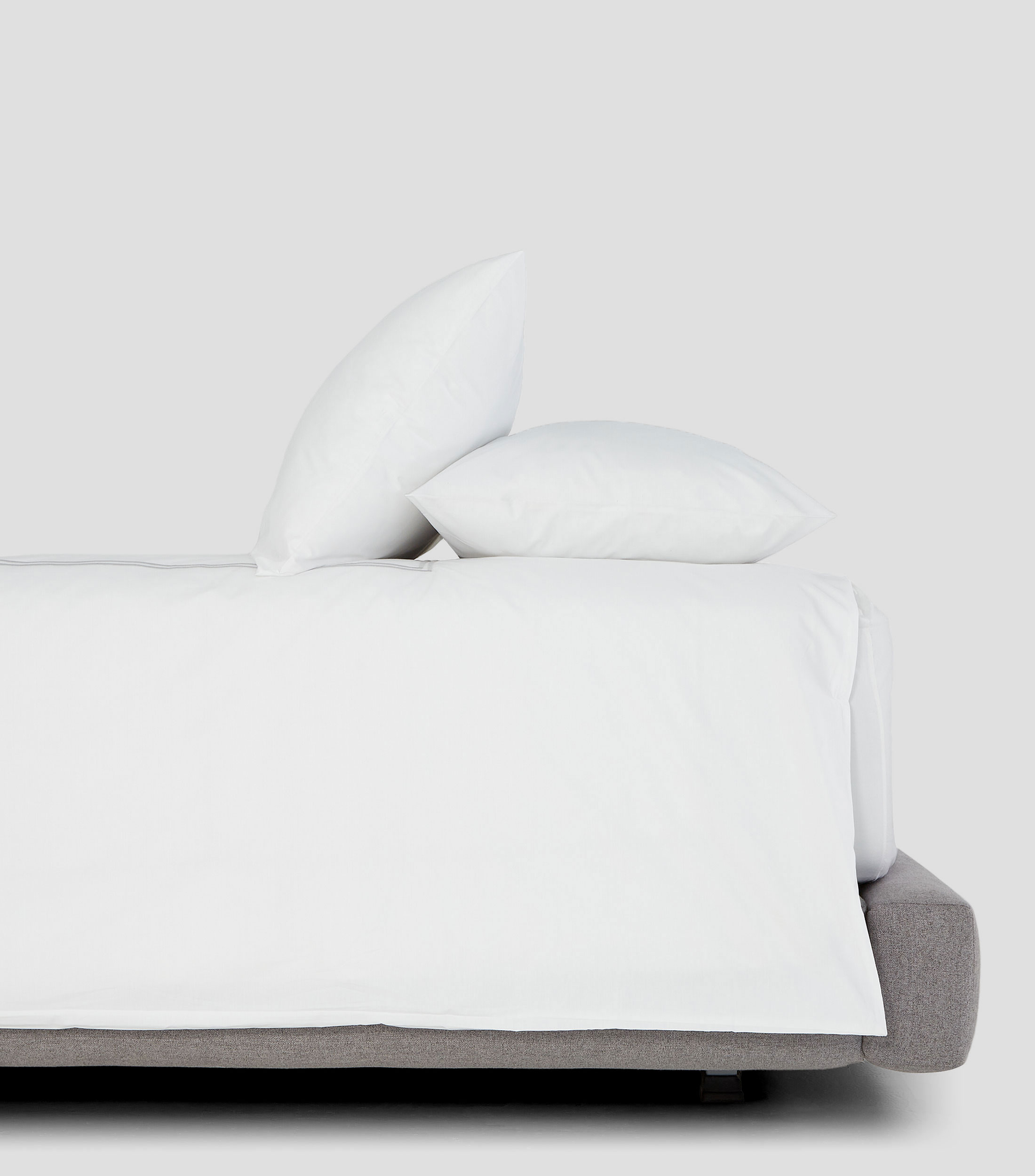 Funda para Duvet Matrimonial, Queen Size Festón Perla
