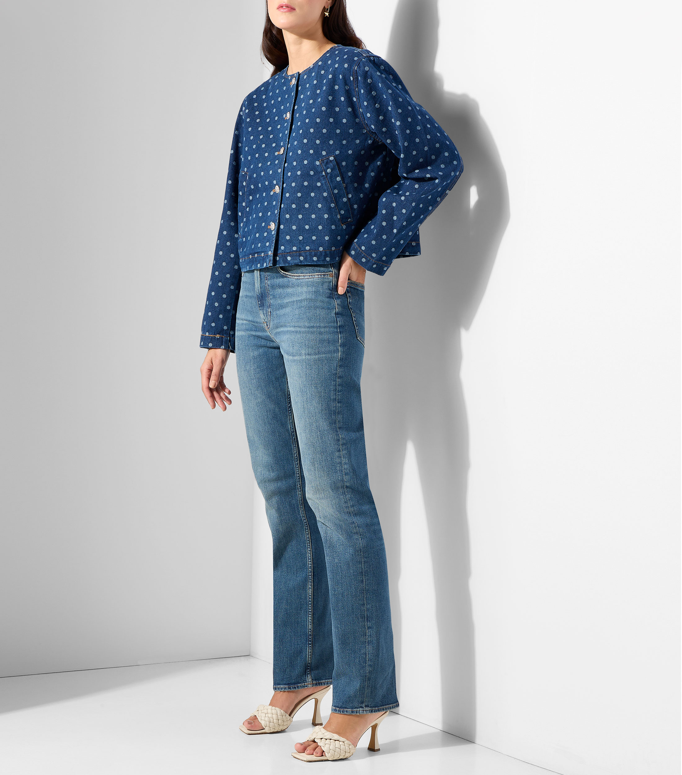 Chamarra denim Mujer