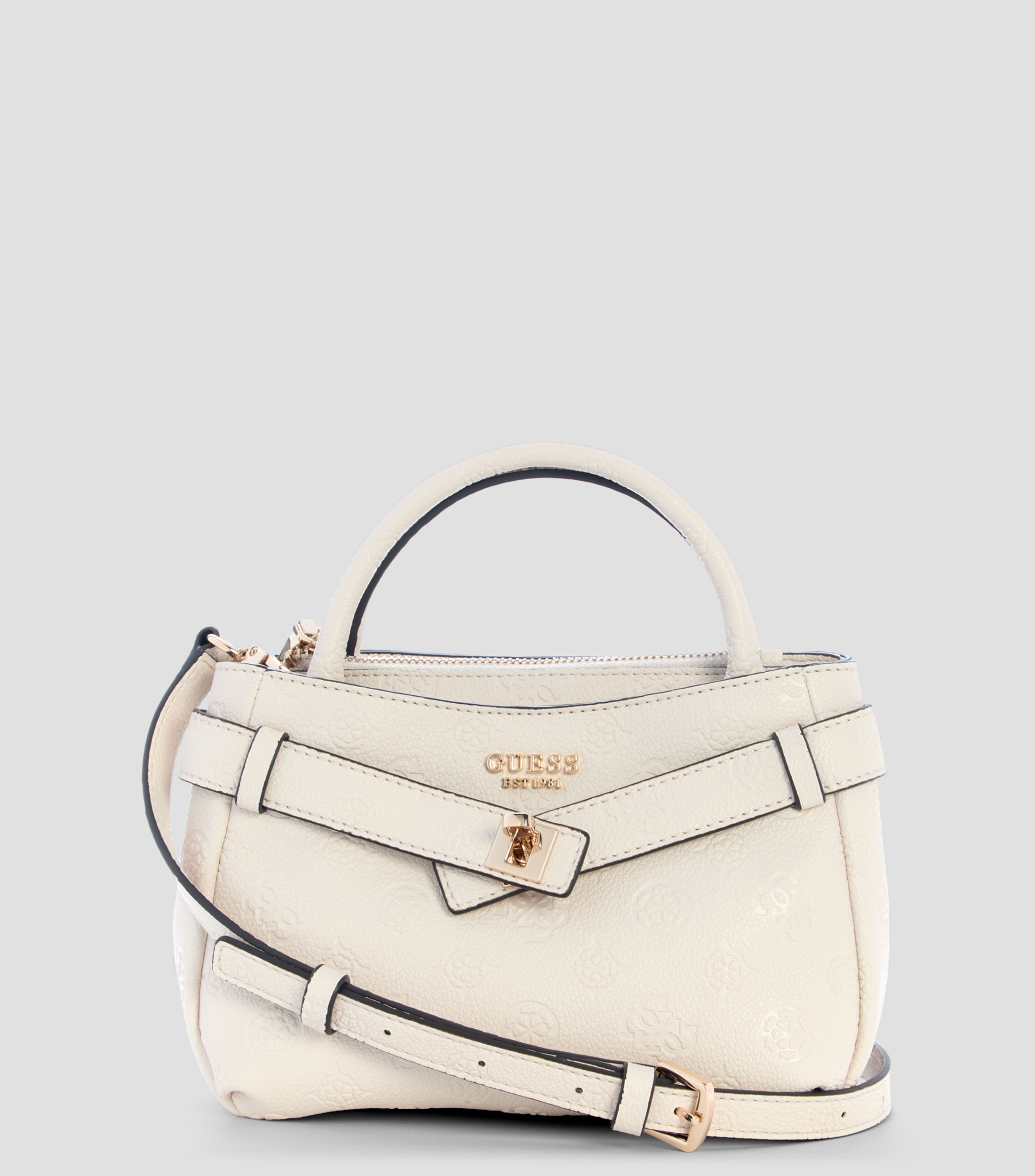 Bolsa satchel blanco Ella lisa Mujer