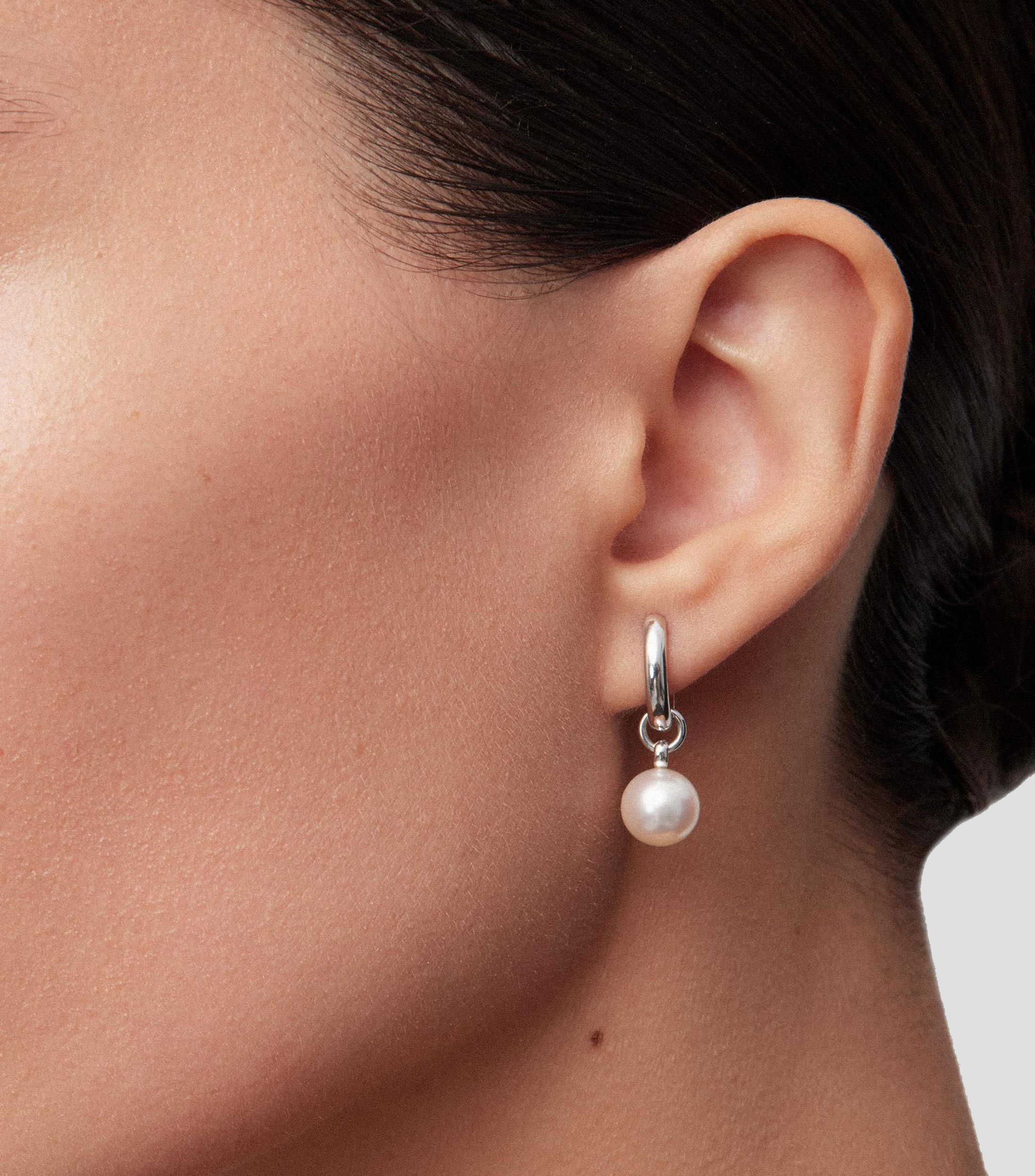 Pendientes en Plata .925 con perla Mujer