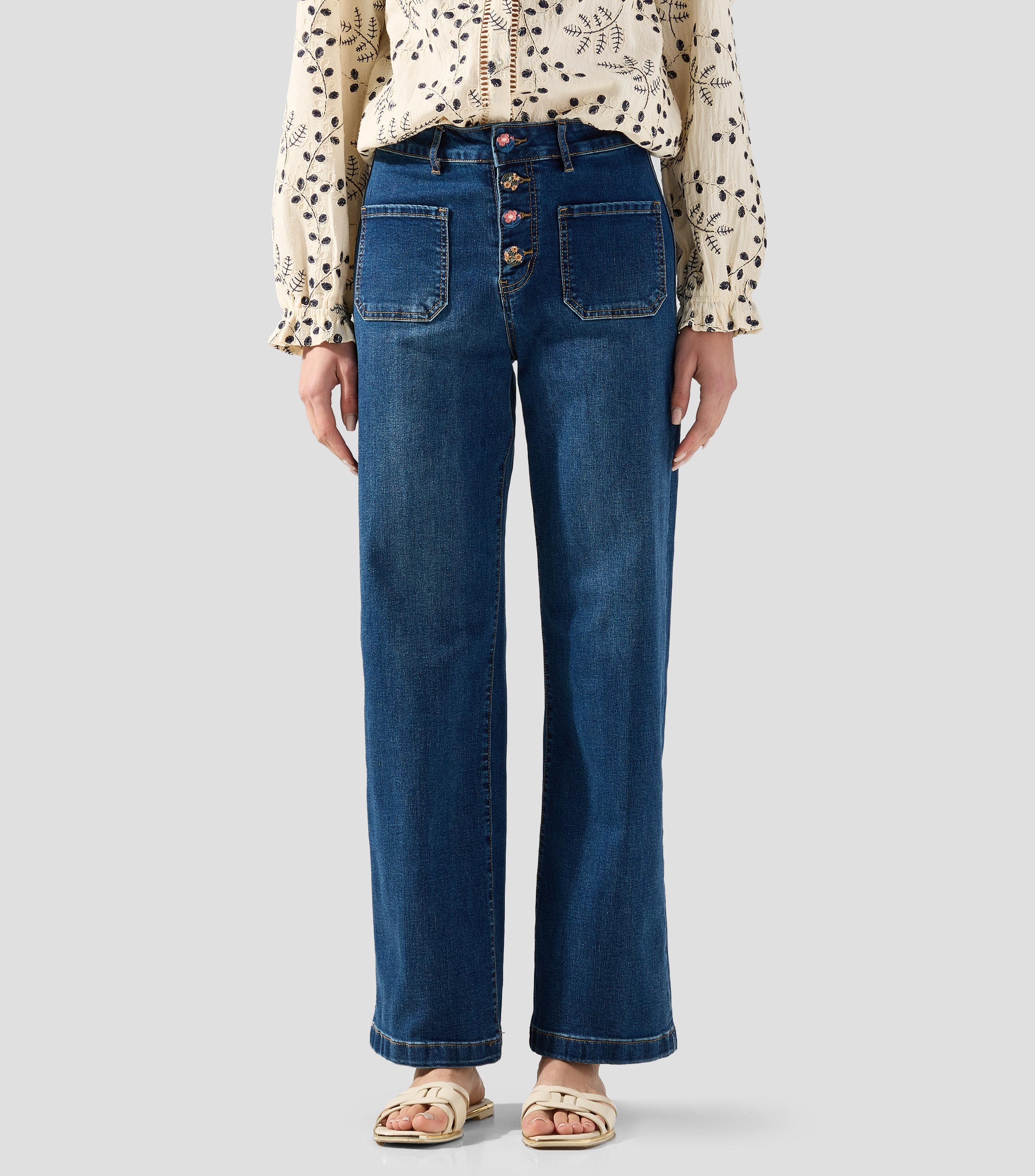 Jeans Recto Mujer