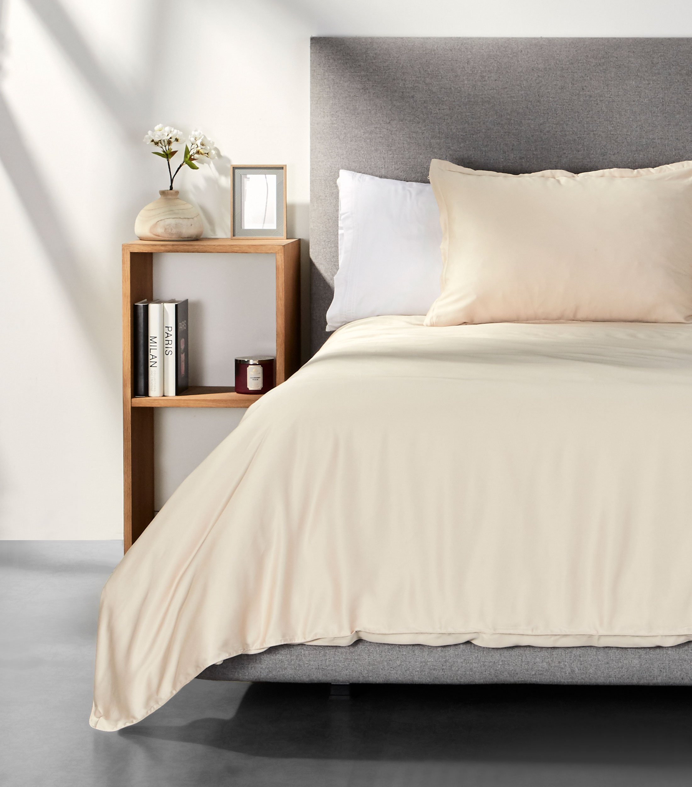 Funda para Duvet King Size Bambú Marfil